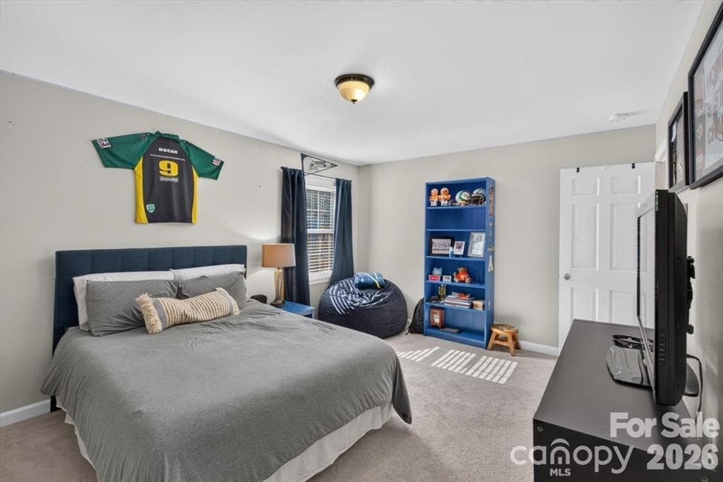 Guest Bedroom #1 - 4124 Bridgewood Lane, Charlotte