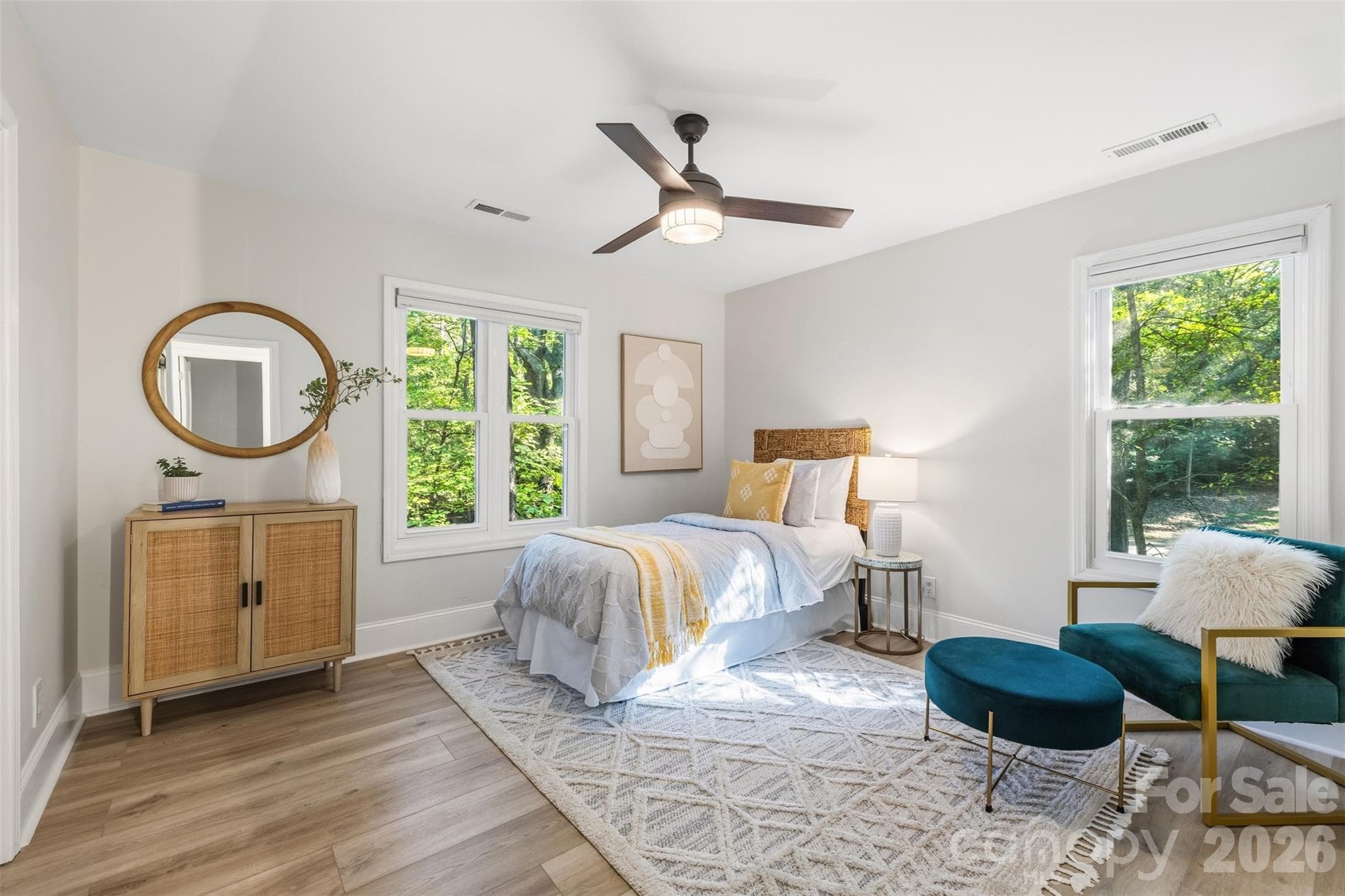 LVP and lots of light in the secondary bedrooms - 16 Tanglewood Road, Lake Wylie