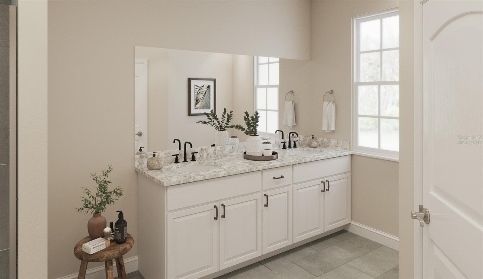 Marco Floorplan Primary Bathroom (Virtually Staged) - 1773 SALTWATER BND, CELEBRATION