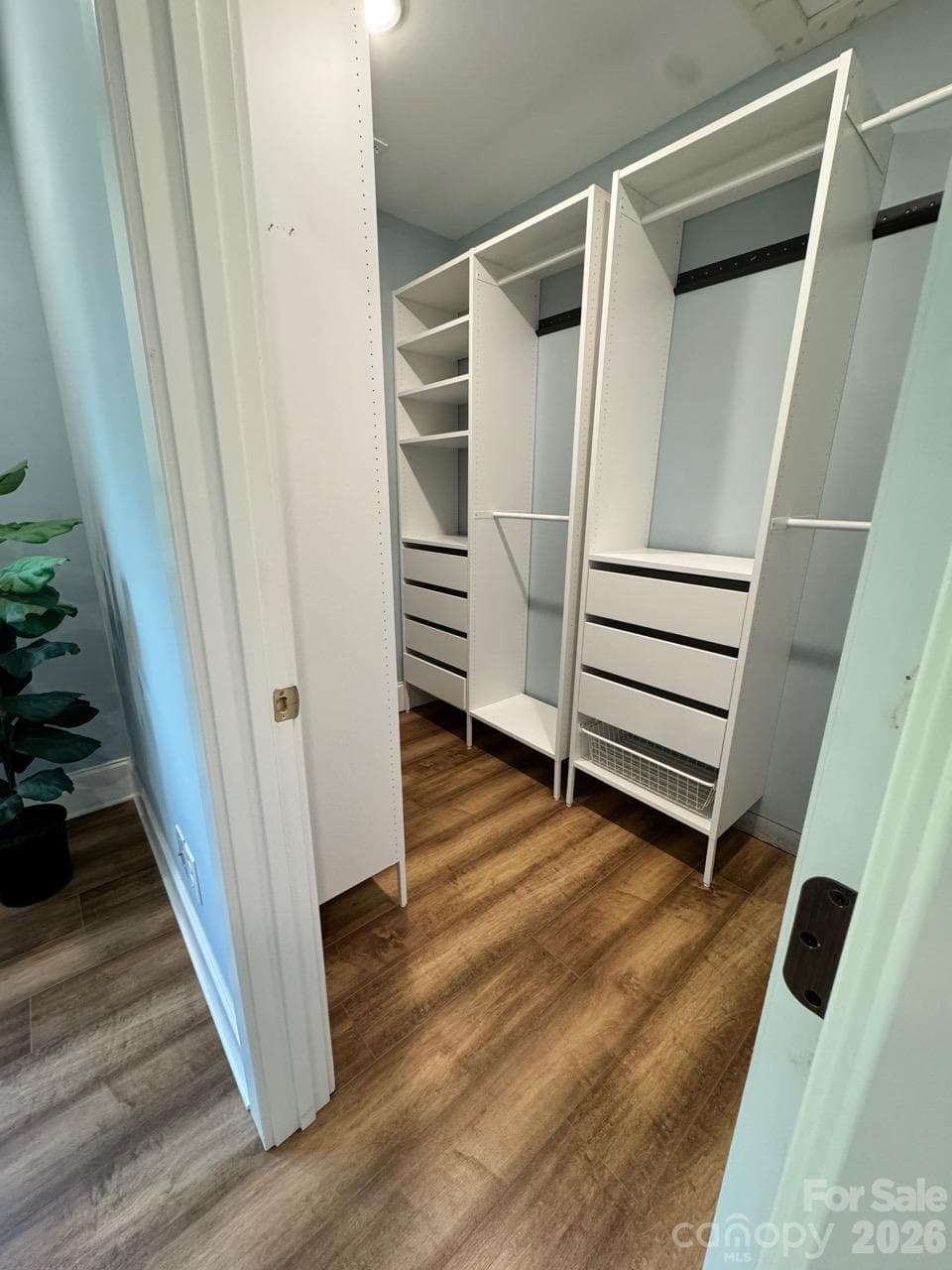 Seller went above and beyond on this small house. Impressive walk in closet with ample storage. - 52 North Lane, Brevard