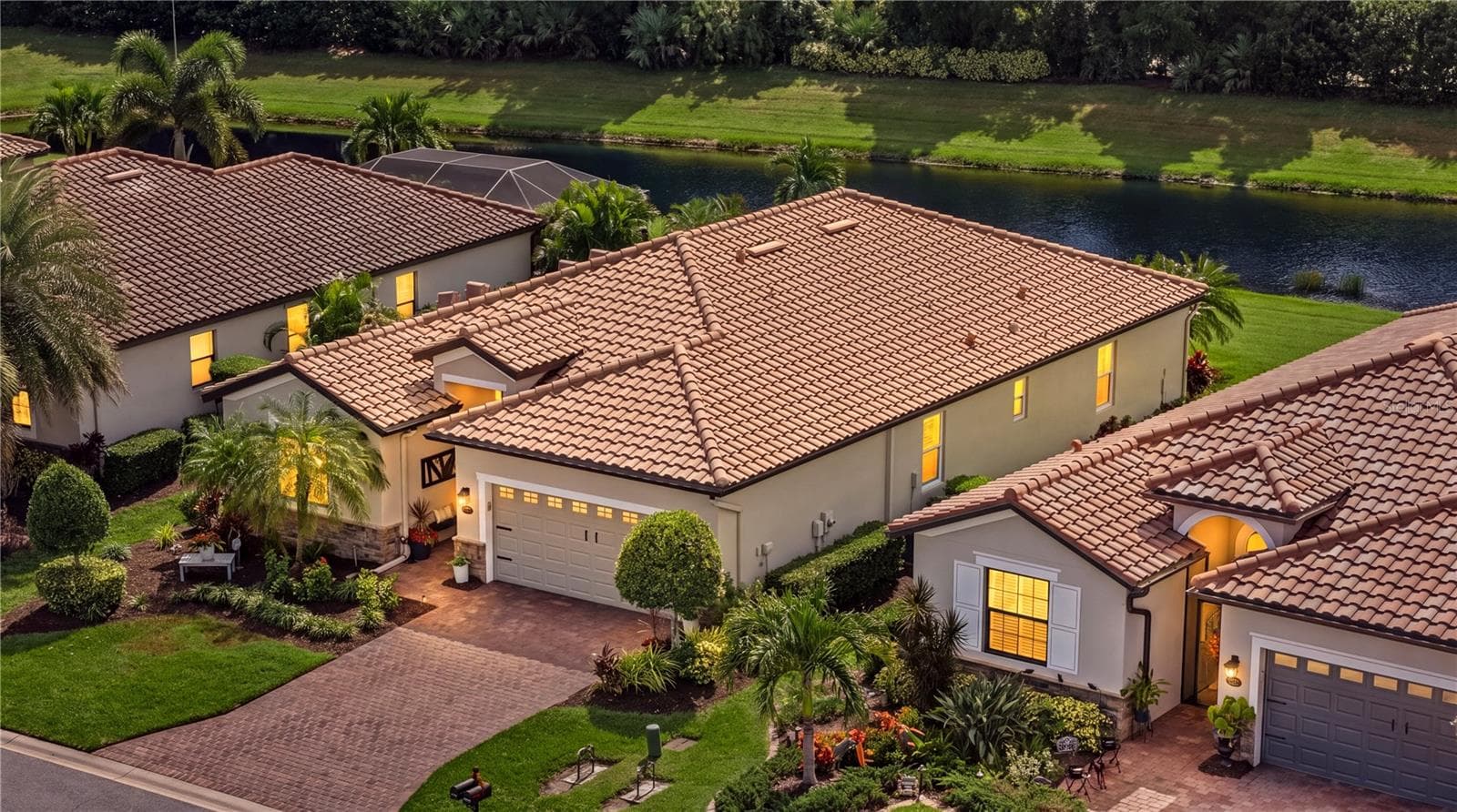 Aerial above home - 7122 MARSH VIEW TER, BRADENTON