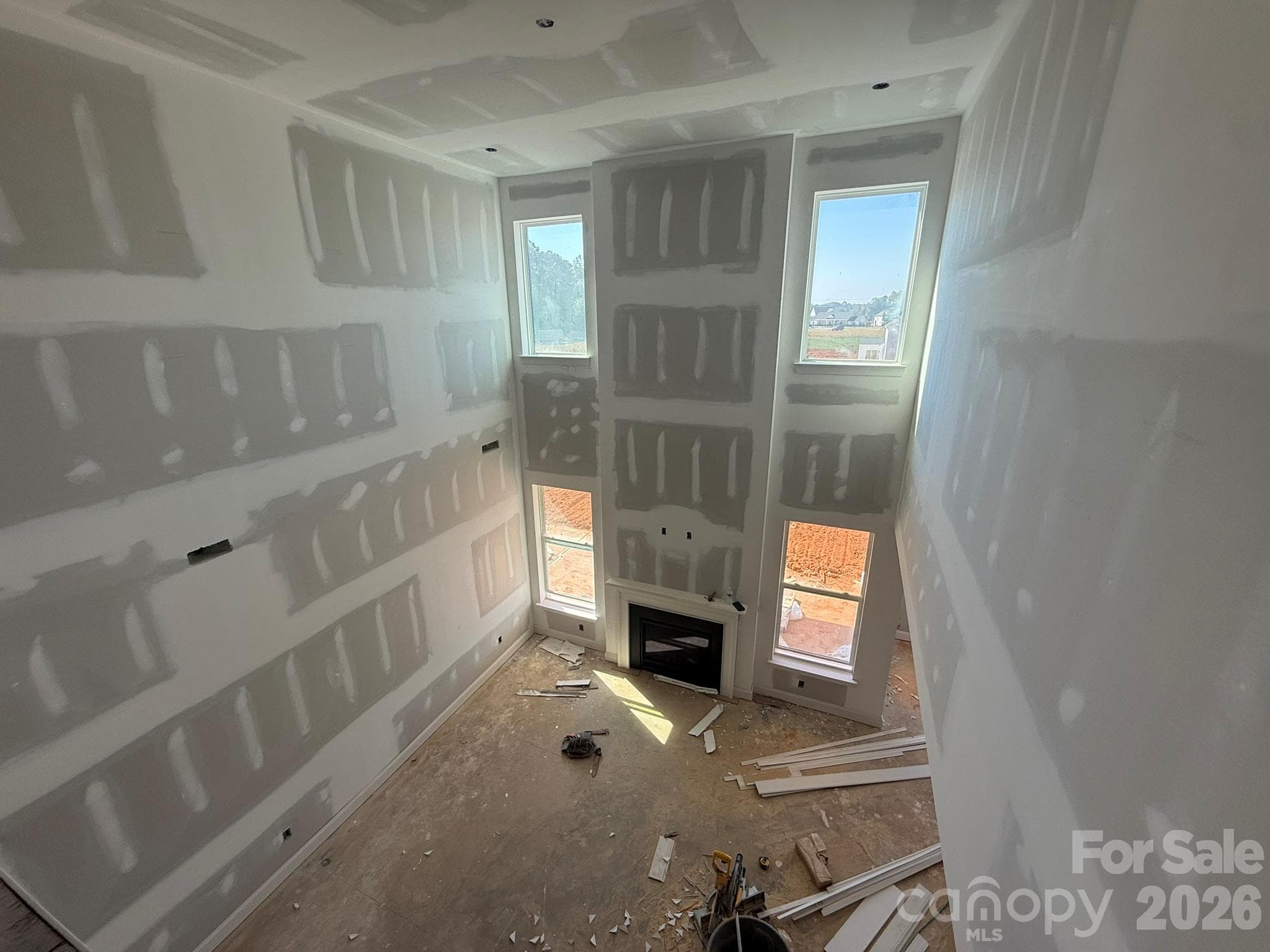 Construction progress of homesite 87 - 2181 Caravan Lane, Stanley