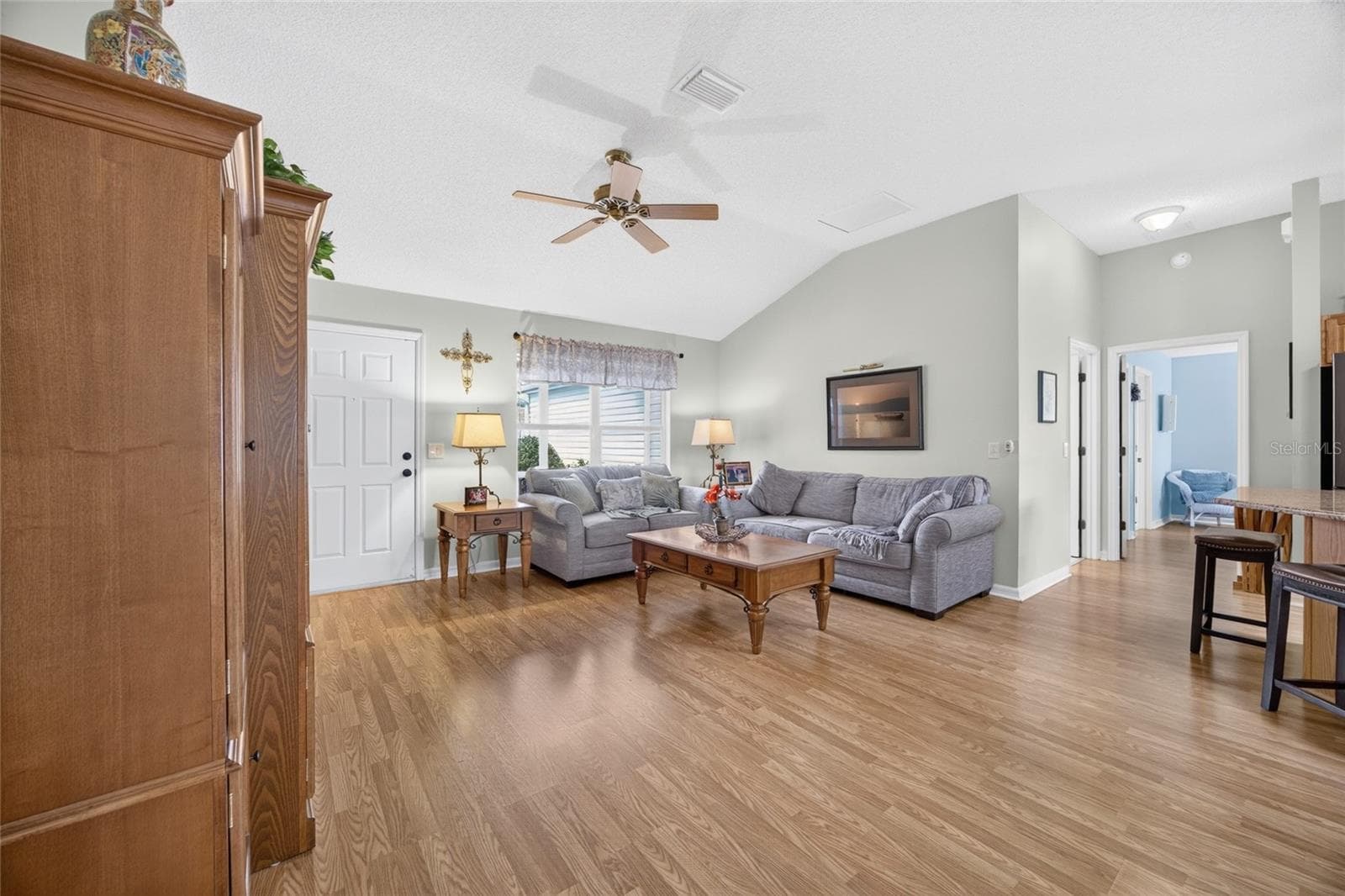 Vaulted Ceiling in Living Area - 17739 SE 89TH KEATING TER, THE VILLAGES