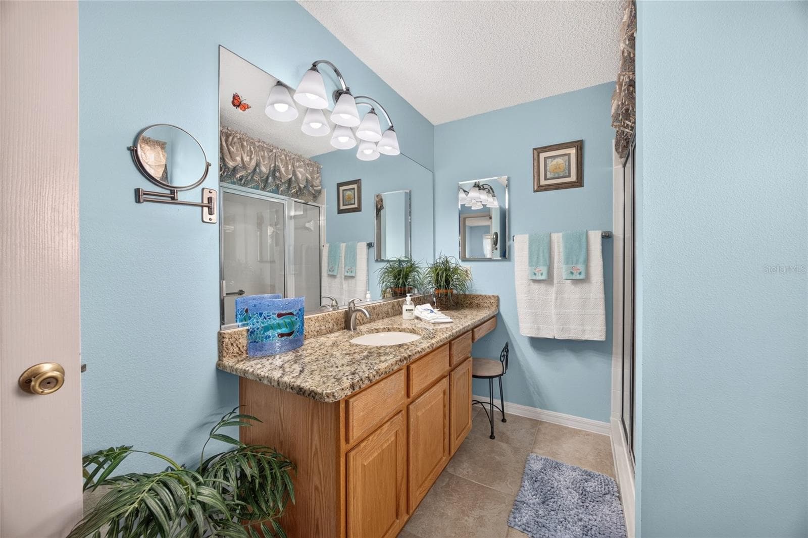Primary Bath with Granite - 17739 SE 89TH KEATING TER, THE VILLAGES