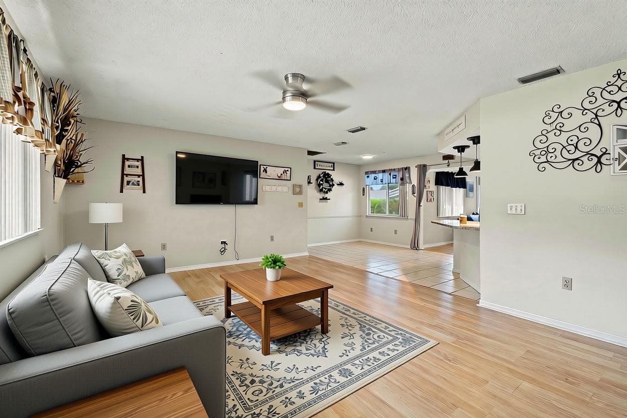 Virtualy Staged Living Room - 11530 SW 84TH AVENUE RD, OCALA