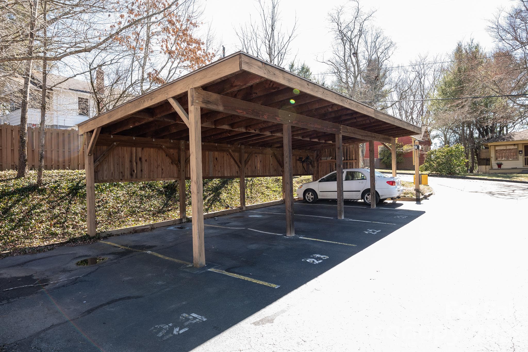This unit comes with are deeded and covered parking spot - 43 Vermont Court, Asheville