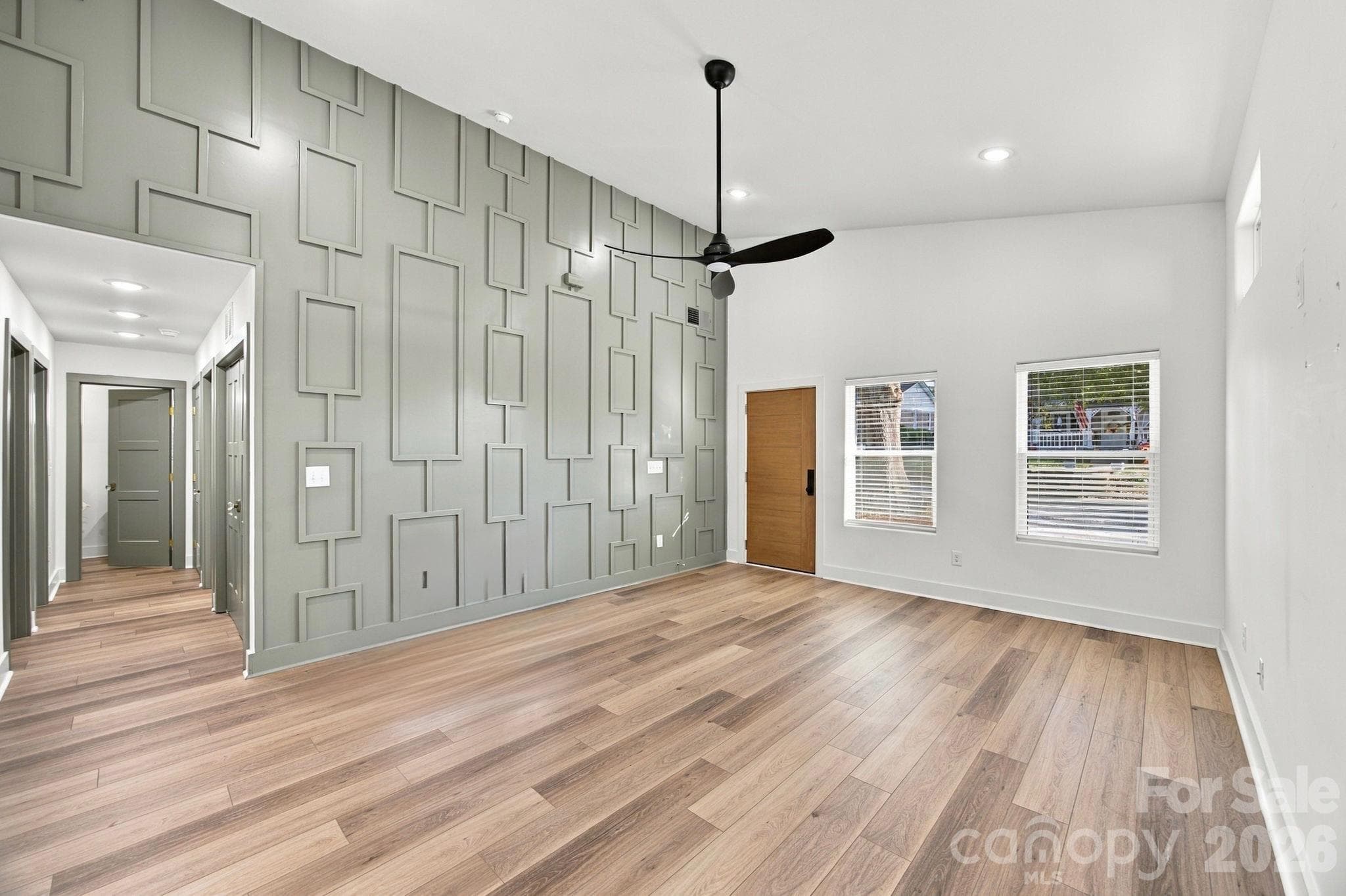 Love the hallway with the door color - 571 Buford Drive SW, Concord