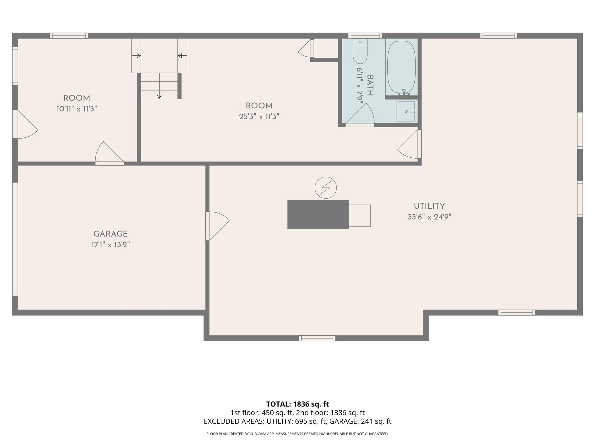 Lower Level Floor Plans - 340 School Road, Asheville