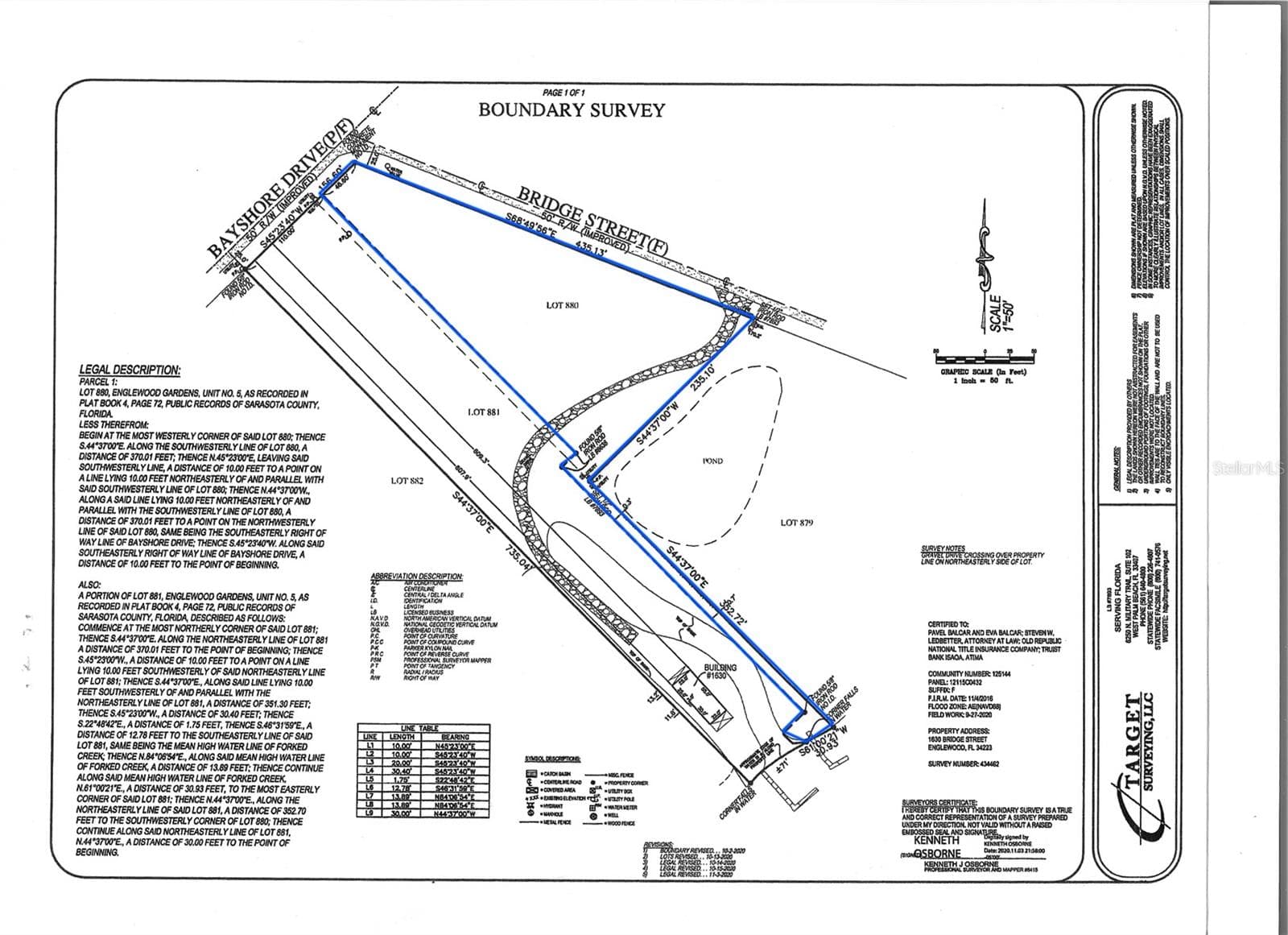 Land at 1630 BRIDGE ST #Lot 880, ENGLEWOOD, photo 2 of 9