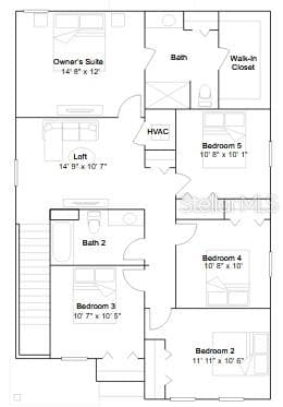 Edison Floor Plan 2 - 18137 MELLON ST, PARRISH