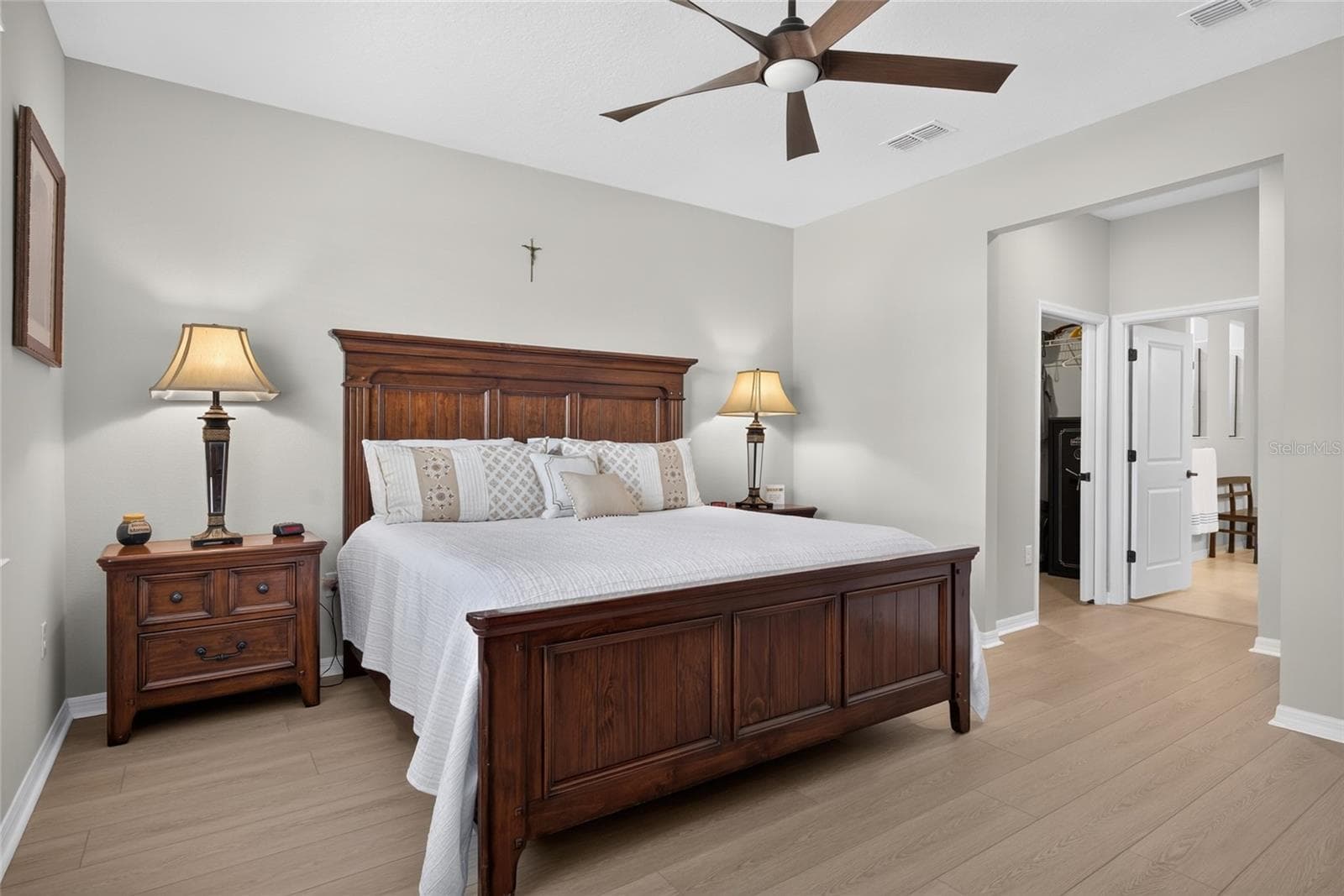 Large Primary Bedroom with 2 Walk-In Closets - 2605 DEL WEBB DR, MINNEOLA