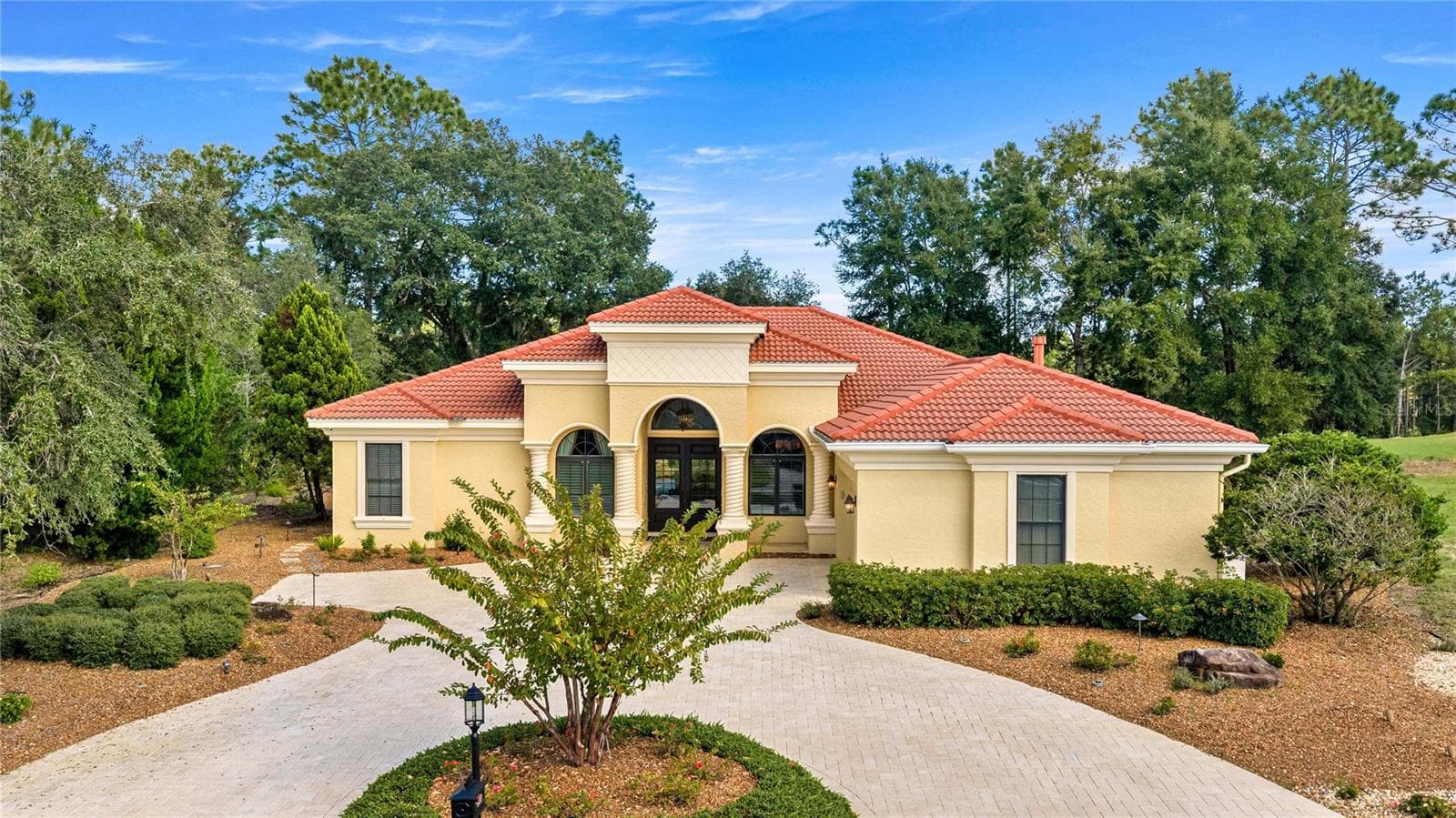 Welcoming entry circular driveway - 6501 SW 179TH AVENUE RD, DUNNELLON