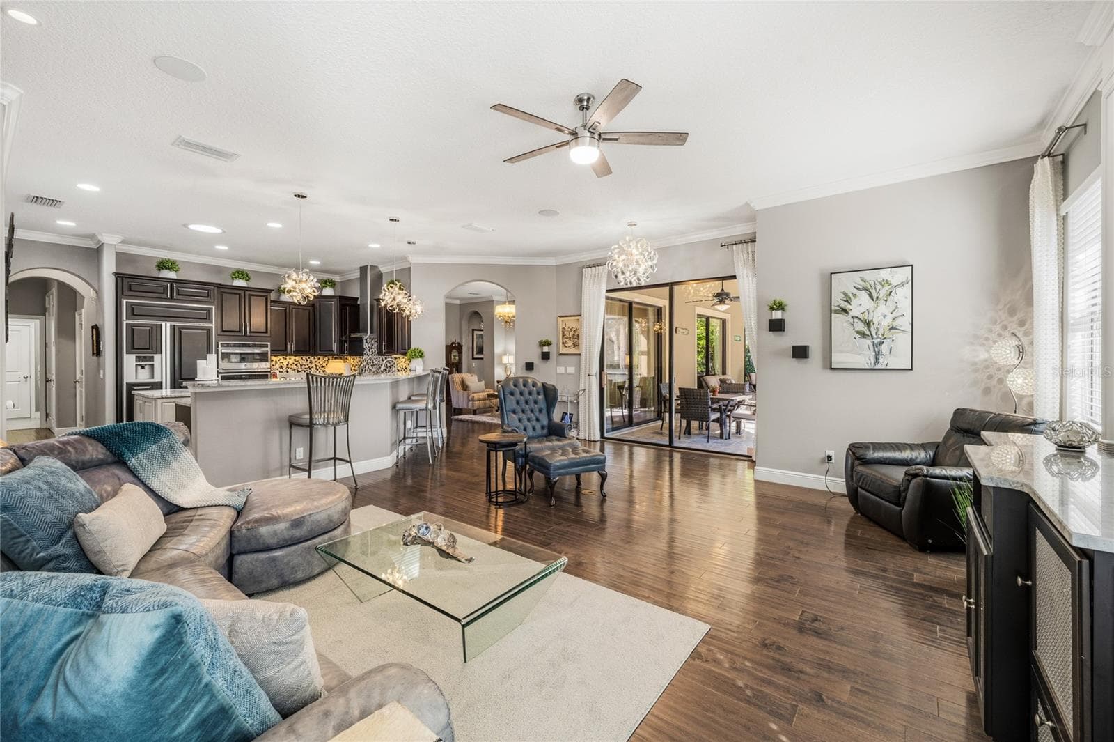Open Kitchen/Family Room - 3021 PALERMO CT, MOUNT DORA