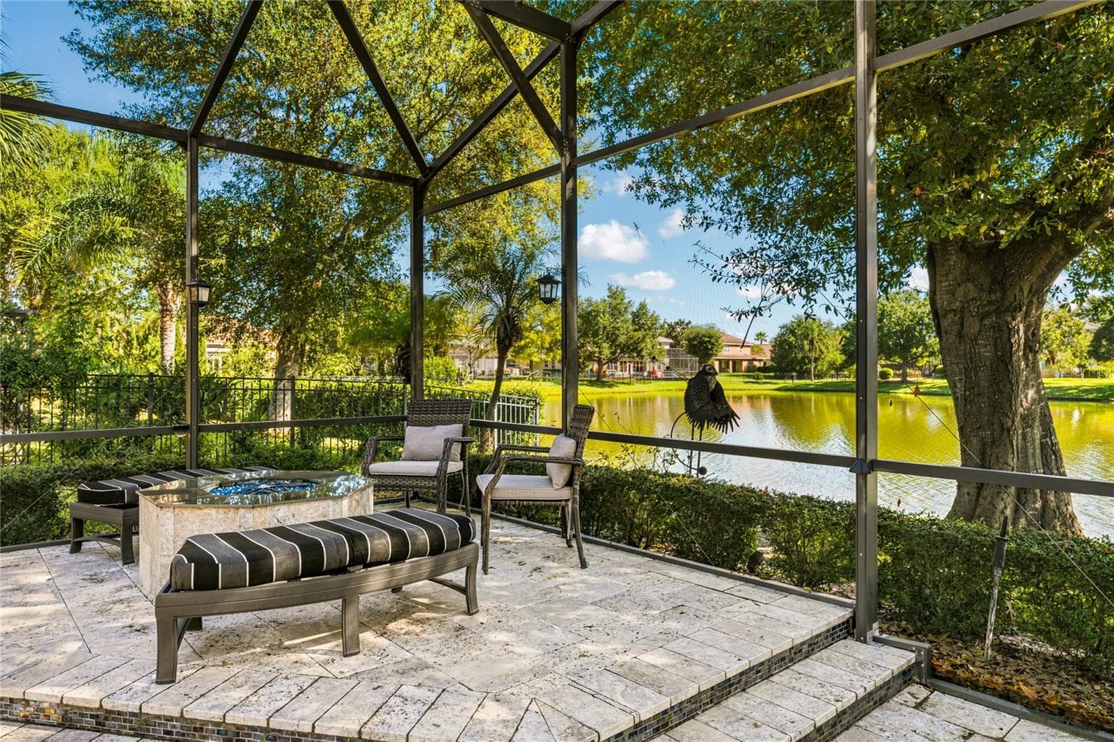Gas Fire Pit - 3021 PALERMO CT, MOUNT DORA