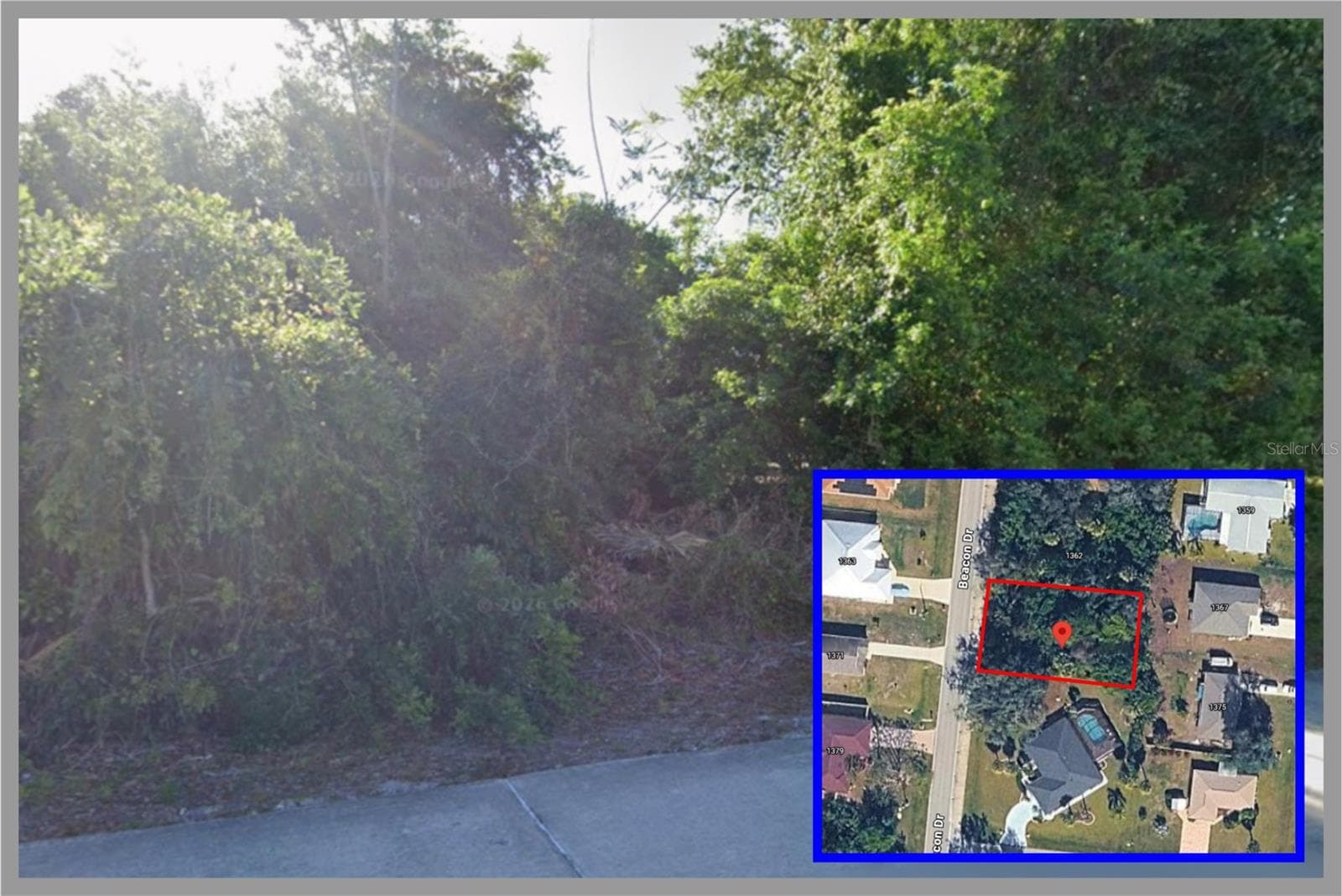 Land at 1370 BEACON DR, PORT CHARLOTTE, photo 3 of 3