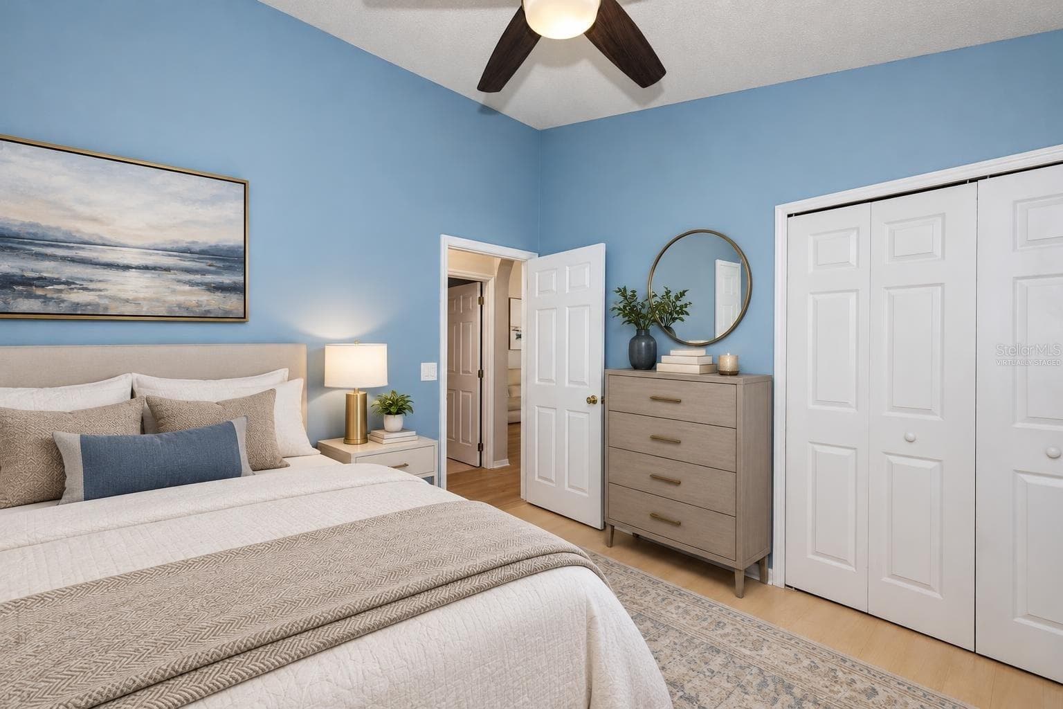 Bedroom 2 Virtually Staged - 3581 FOXCROFT CIR, OVIEDO