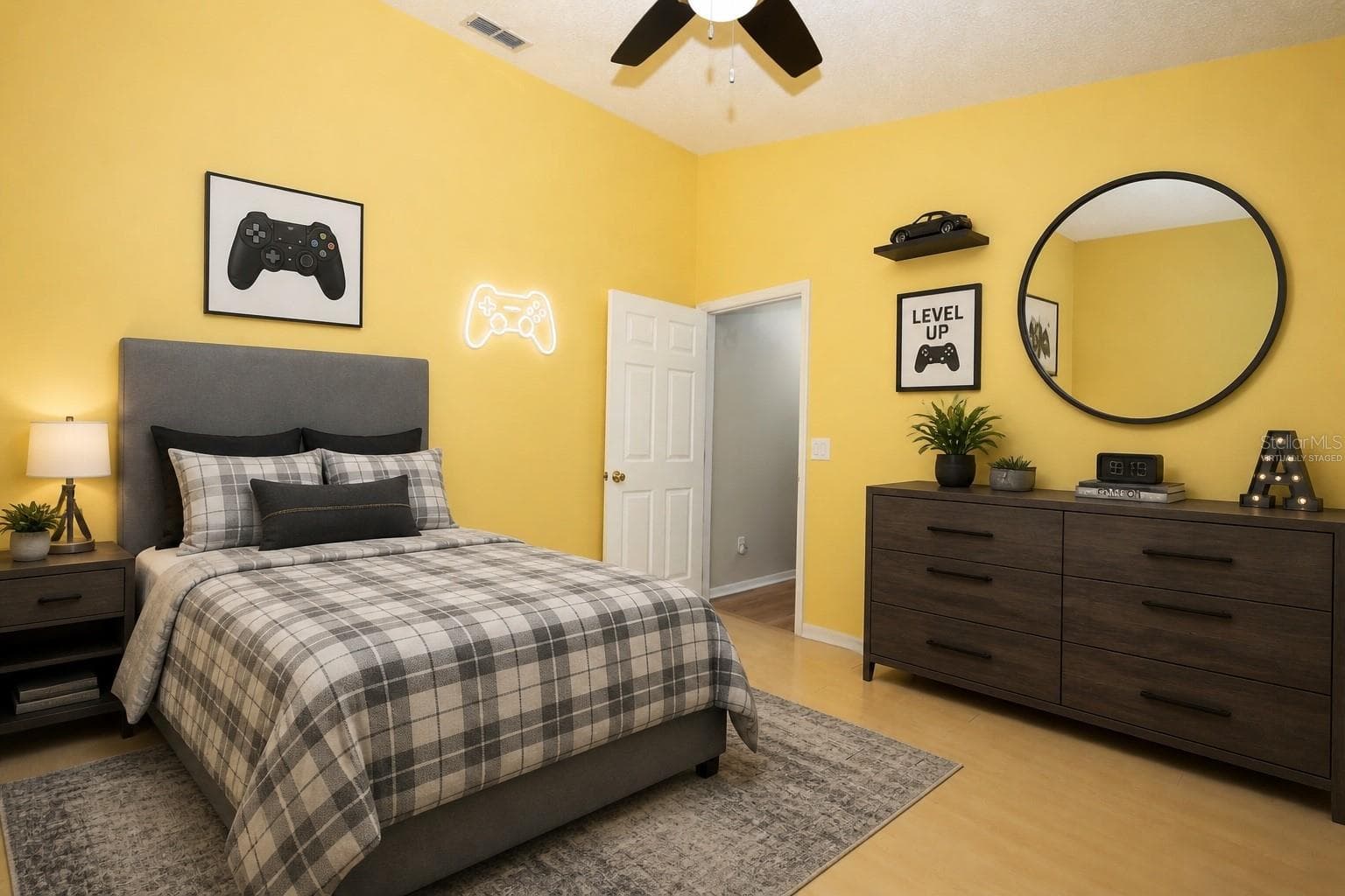 Bedroom 3 Virtually Staged - 3581 FOXCROFT CIR, OVIEDO