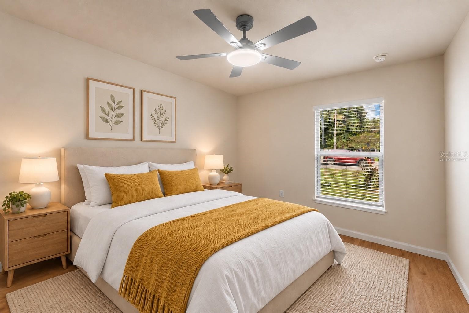 Bedroom 1 Virtually Staged - 922 S COUNTY ROAD 419, CHULUOTA