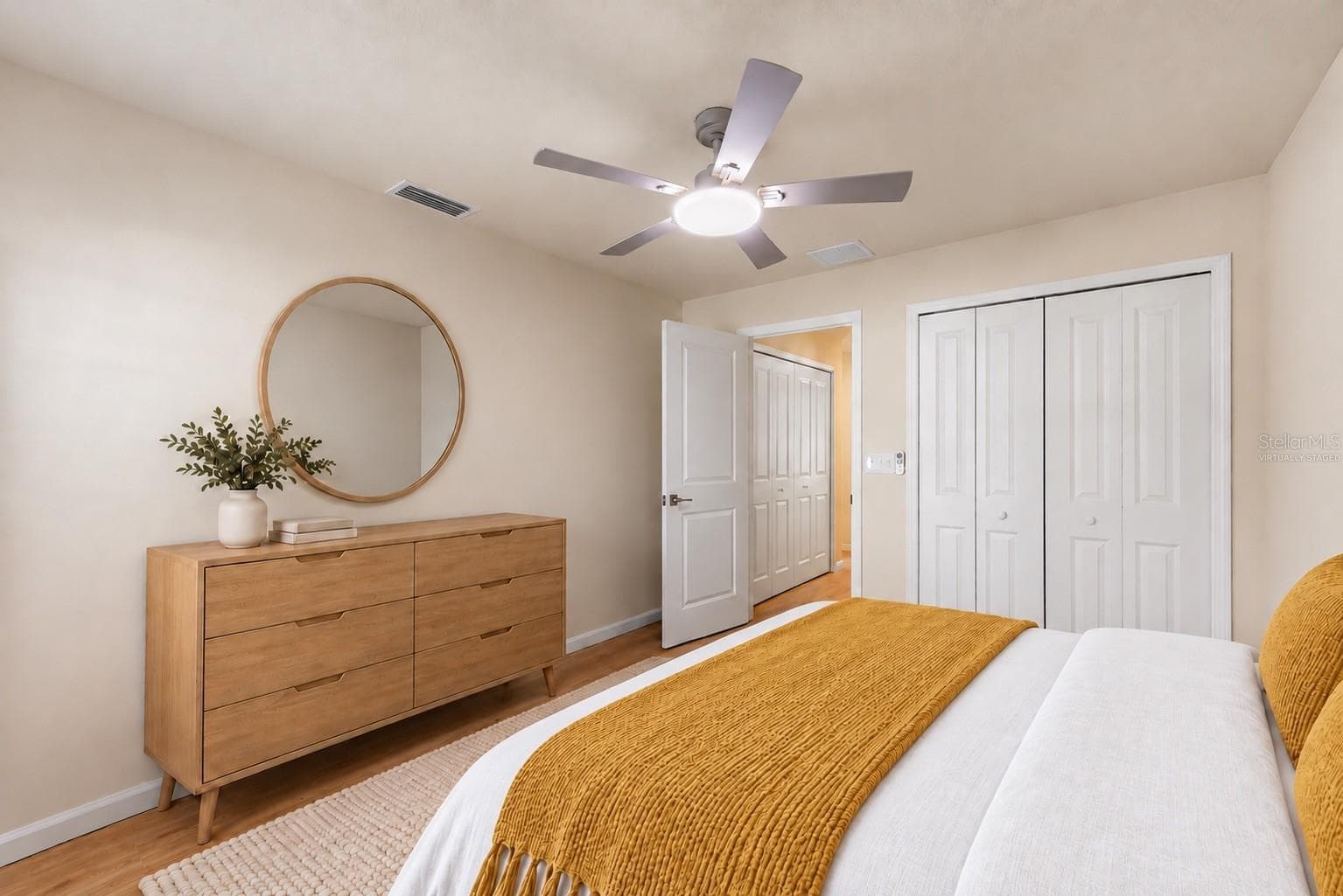 Bedroom 1 Virtually Staged - 922 S COUNTY ROAD 419, CHULUOTA