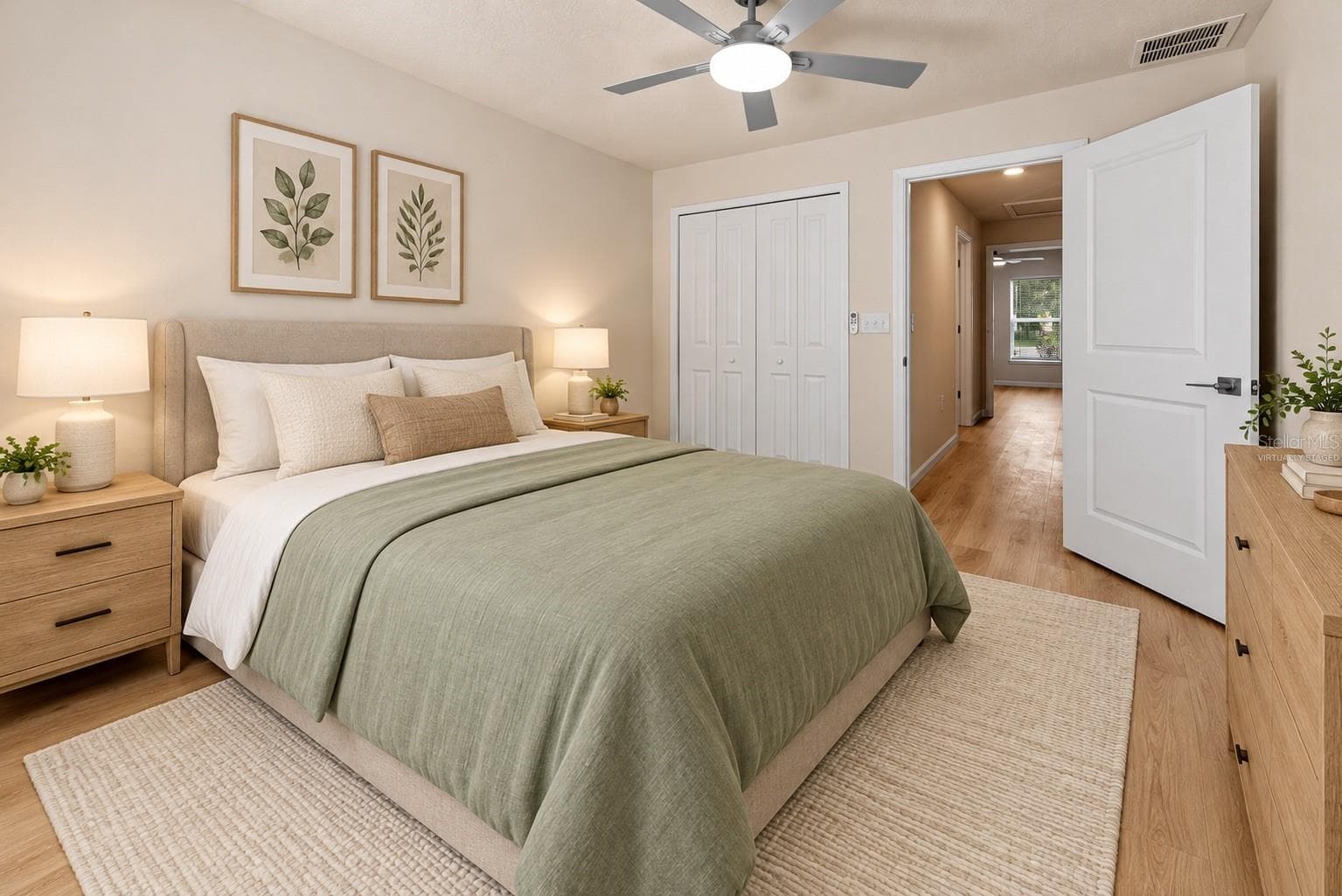 Bedroom 2 Virtually Staged - 922 S COUNTY ROAD 419, CHULUOTA