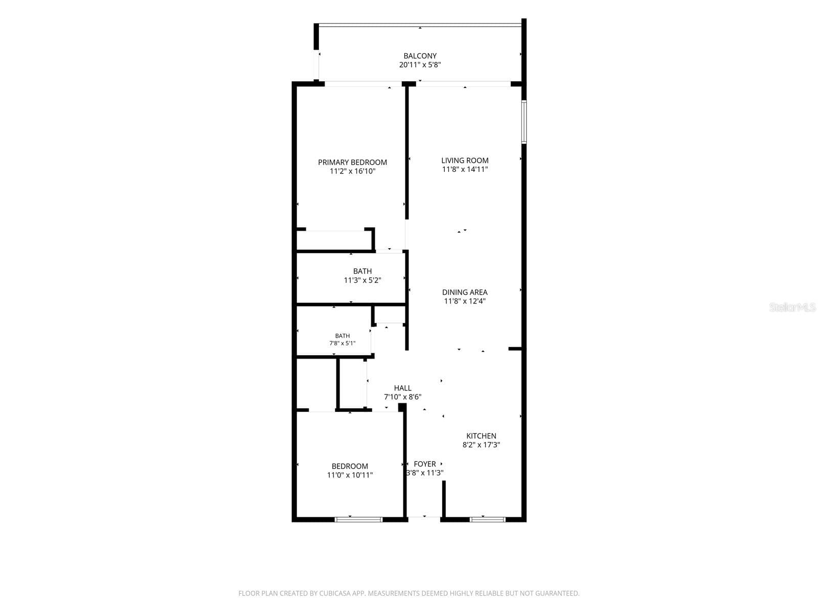 Unit 116 floor plan - 106 1ST ST E #116, TIERRA VERDE