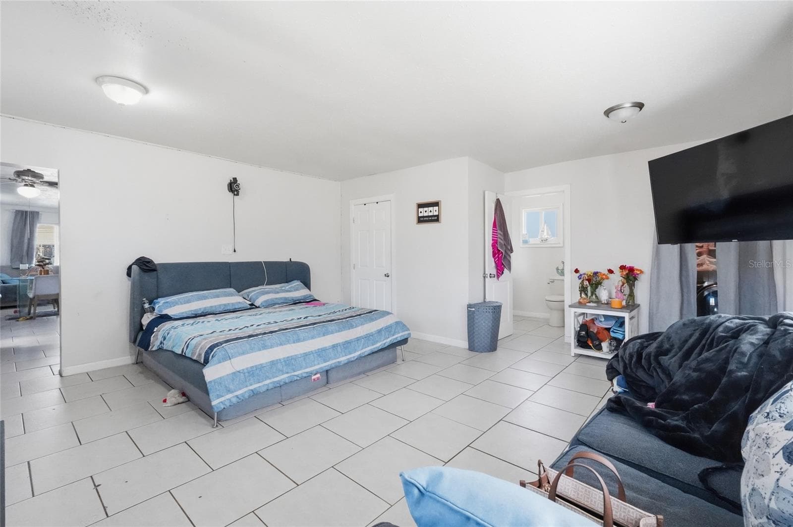 Primary bedroom 2420 with 1/2 bath and laundry - 2418 51ST AVENUE DR W, BRADENTON