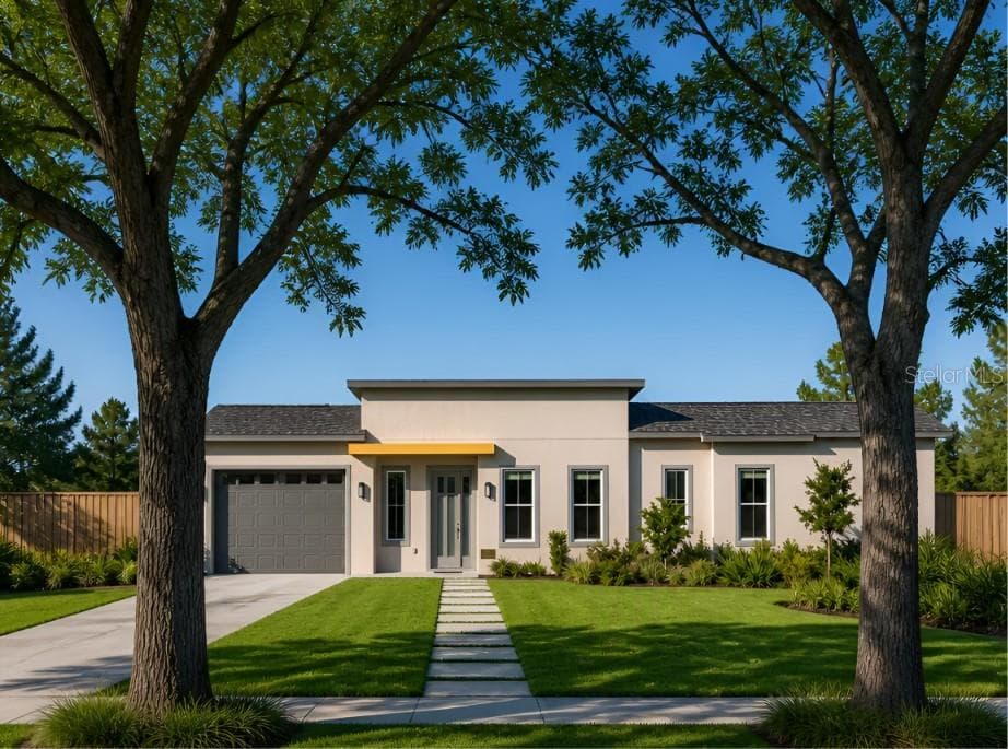 House designed and positioned on the lot - FERN CLIFF, TAMPA