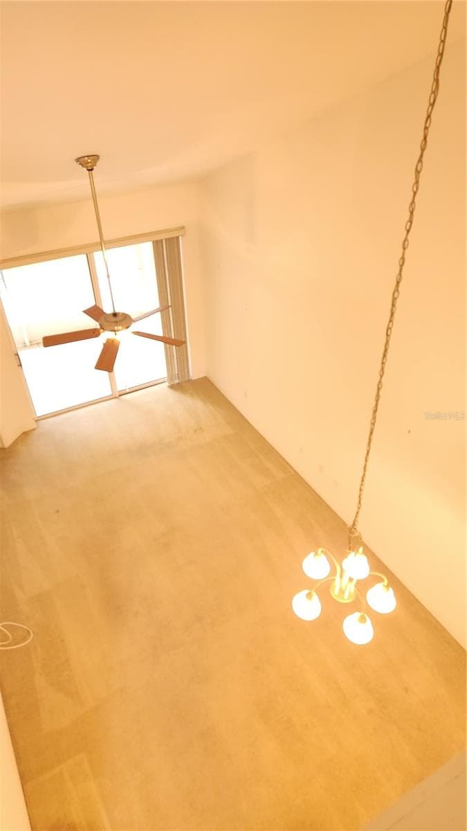 View of downstairs from Loft area. - 642 SPRING LAKE CIR, TARPON SPRINGS