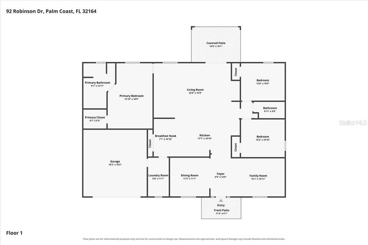 Single Family Residence at 92 ROBINSON DR, PALM COAST, photo 45 of 45