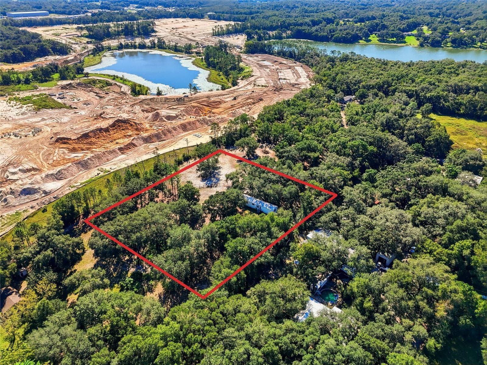 Aerial view - 2138 LAKE ELLA RD, FRUITLAND PARK