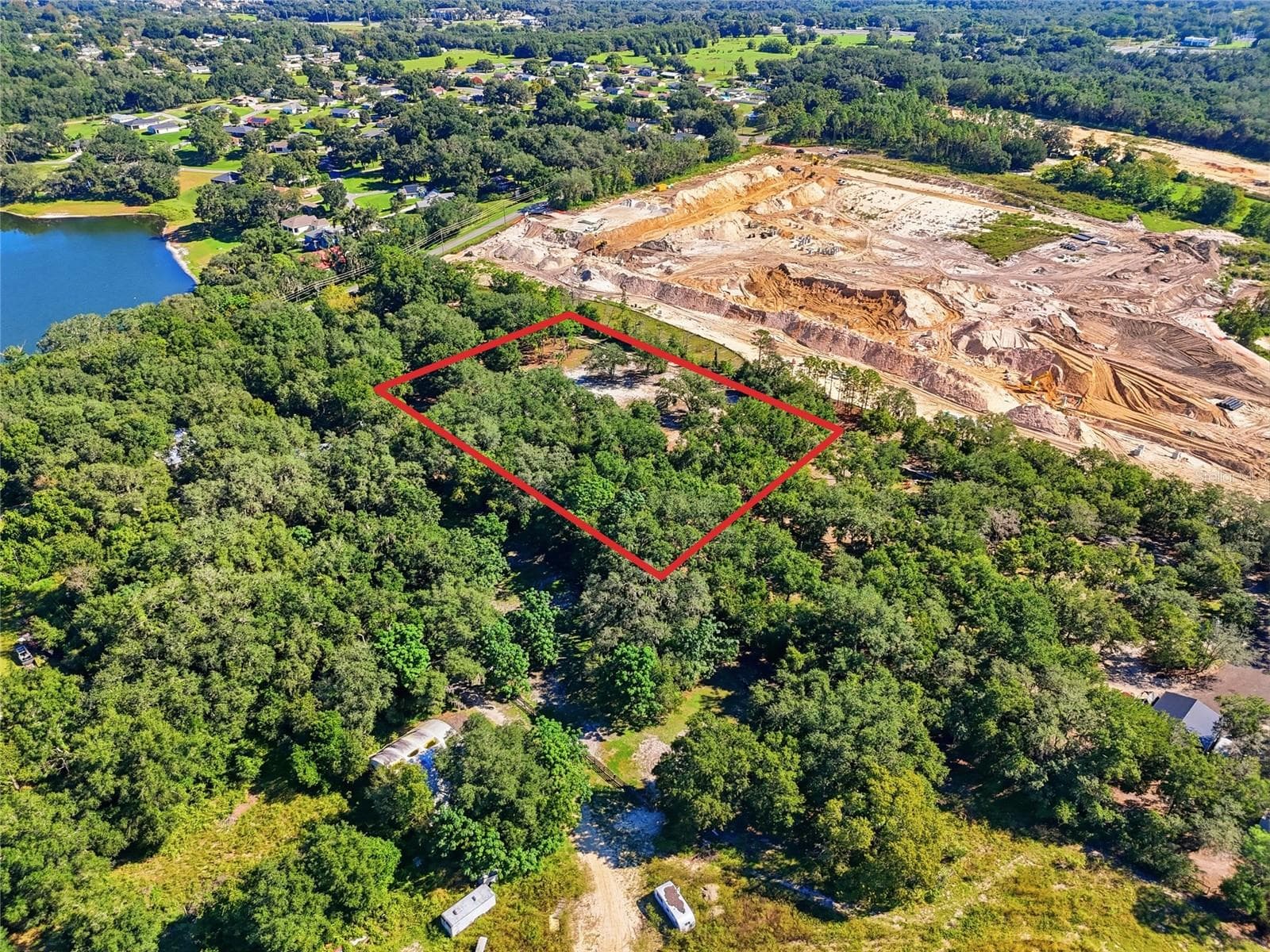 Aerial view - 2138 LAKE ELLA RD, FRUITLAND PARK