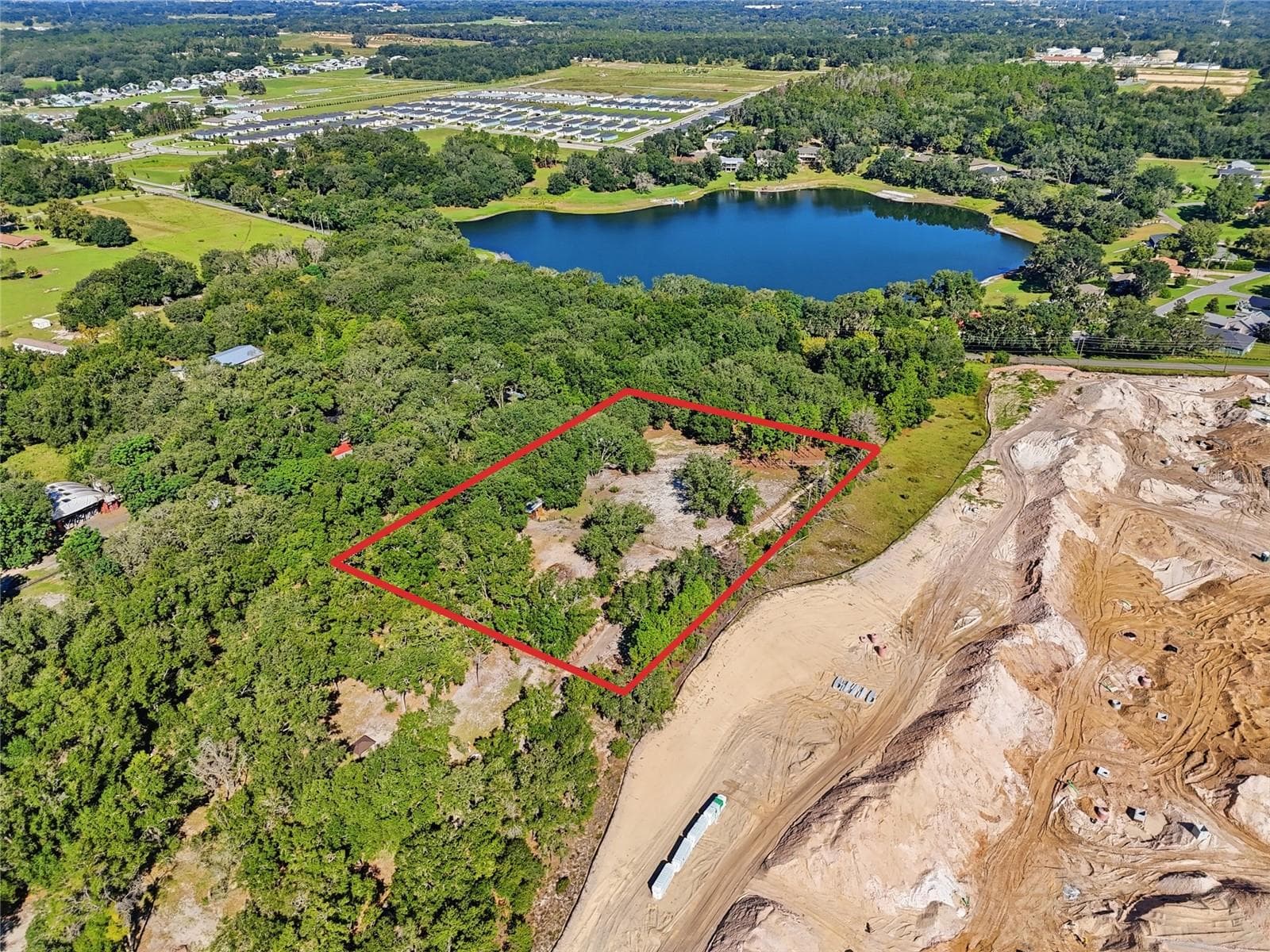 Aerial view - 2138 LAKE ELLA RD, FRUITLAND PARK