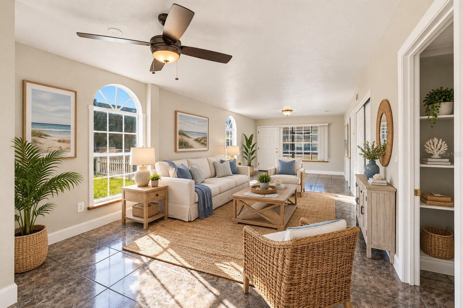 LIVING ROOM - 313 DIRKSEN DR #G4, DEBARY