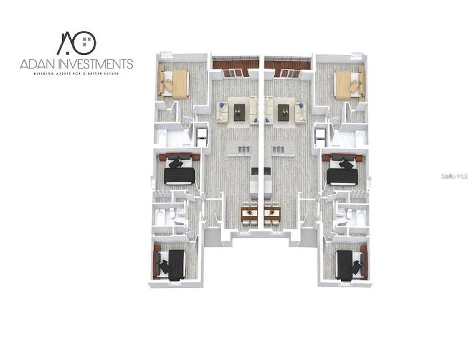 Illustrative floor plan from prior listing; layout and dimensions should be verified. - 1017 NW 57TH CT, OCALA