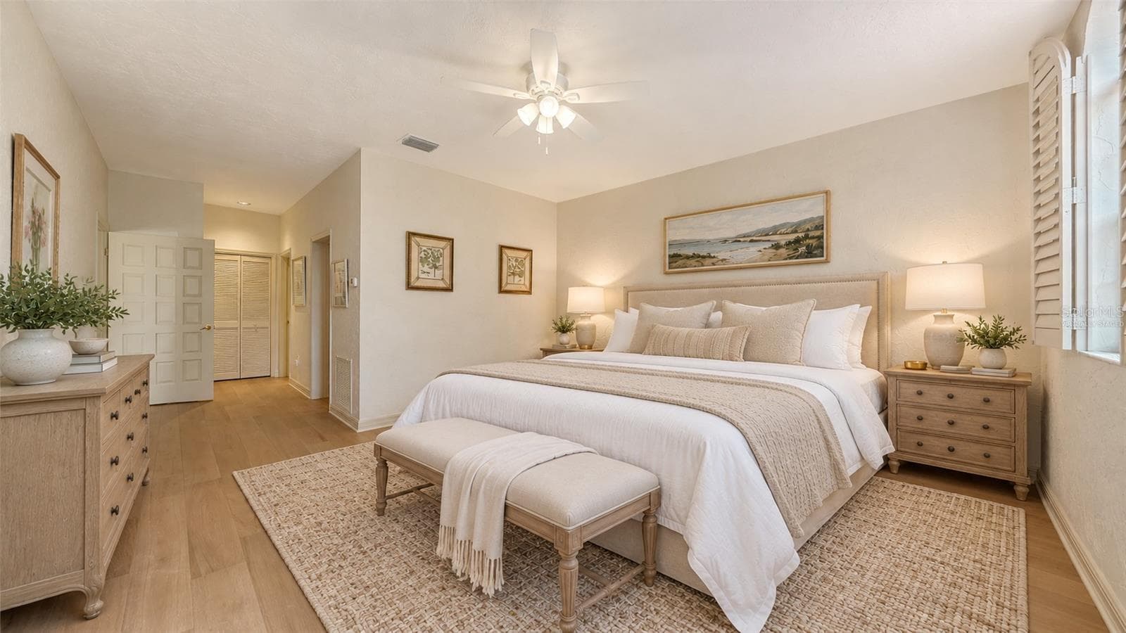 Virtually Staged Bedroom - 4543 LAS BRISAS LN, SARASOTA