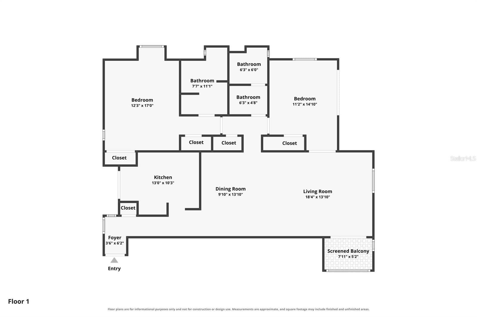 Floor Plan - 2950 N BEACH RD #A321, ENGLEWOOD