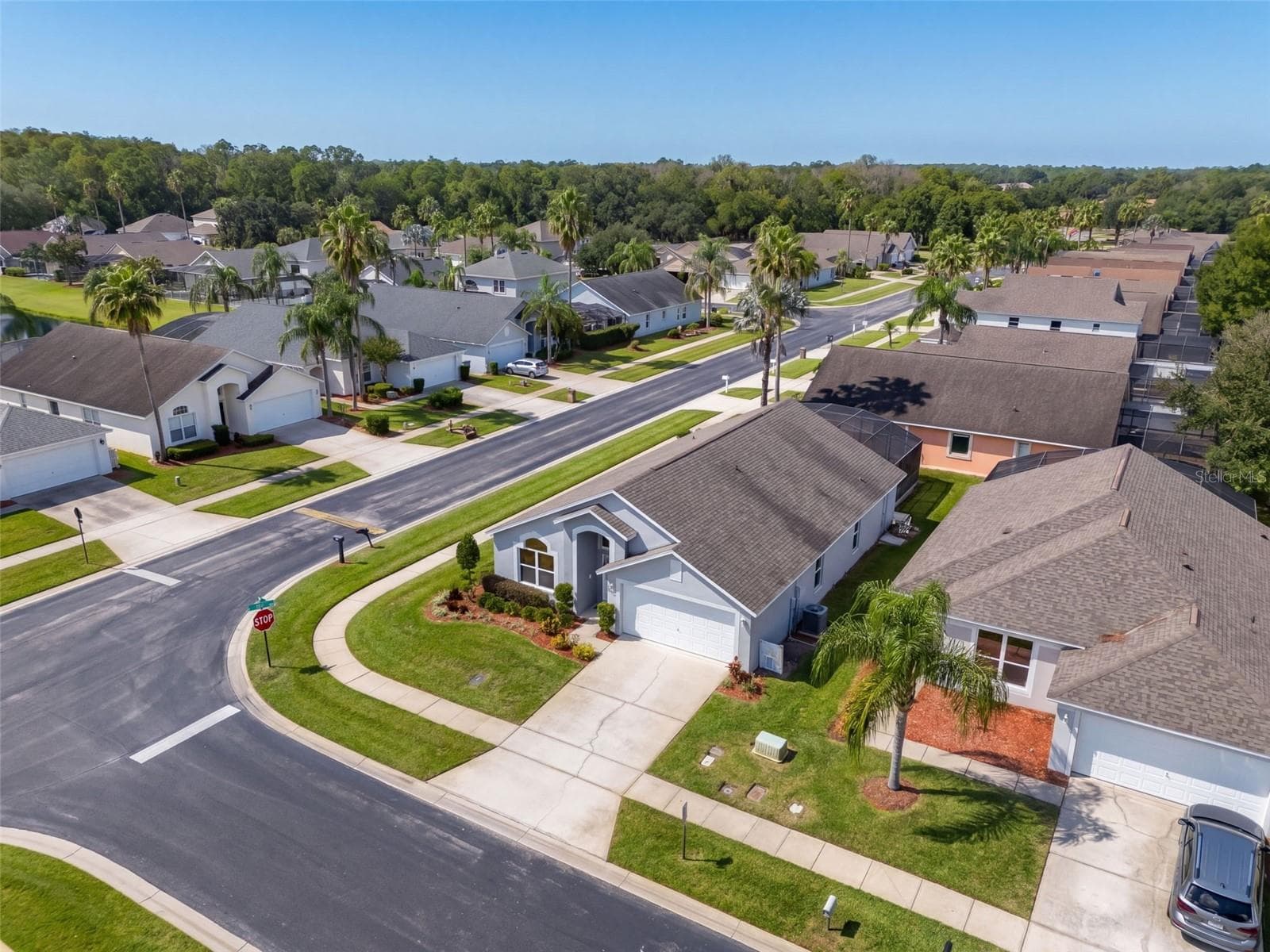 Aerial Views - 4601 FORMBY CT, KISSIMMEE