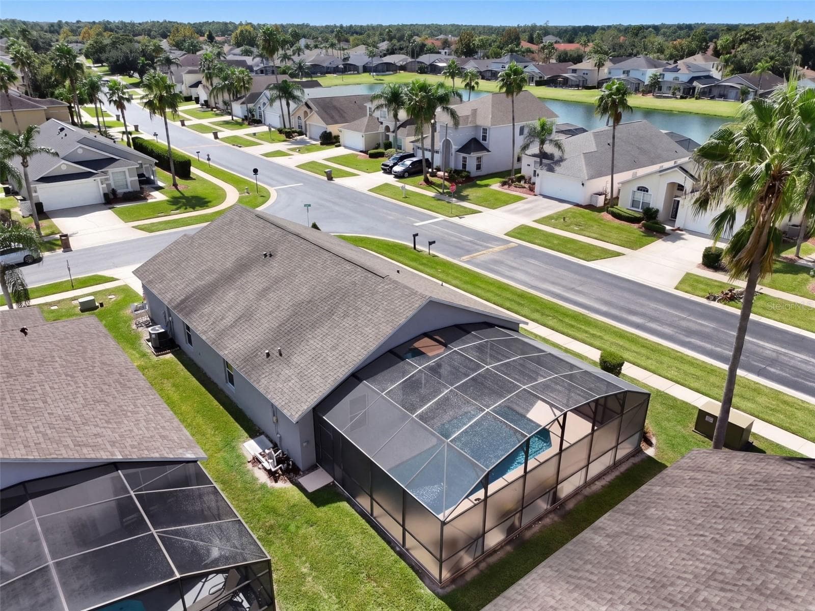 Aerial Views - 4601 FORMBY CT, KISSIMMEE
