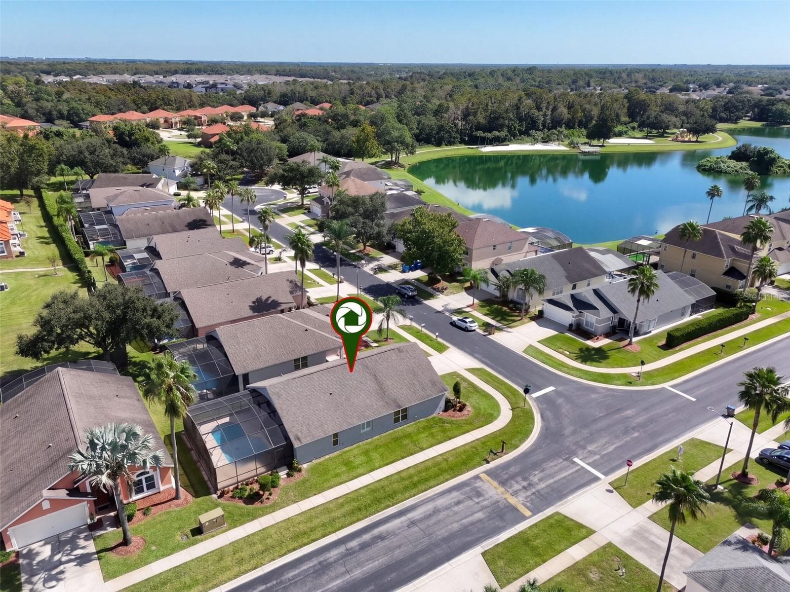 Aerial Views - 4601 FORMBY CT, KISSIMMEE