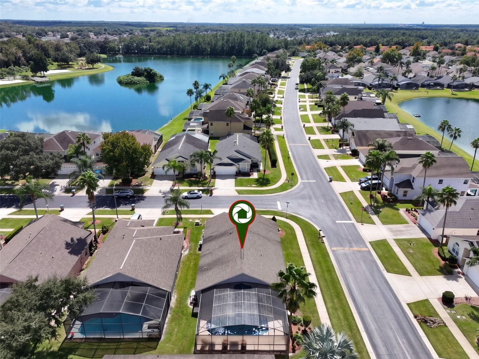 Aerial Views - 4601 FORMBY CT, KISSIMMEE