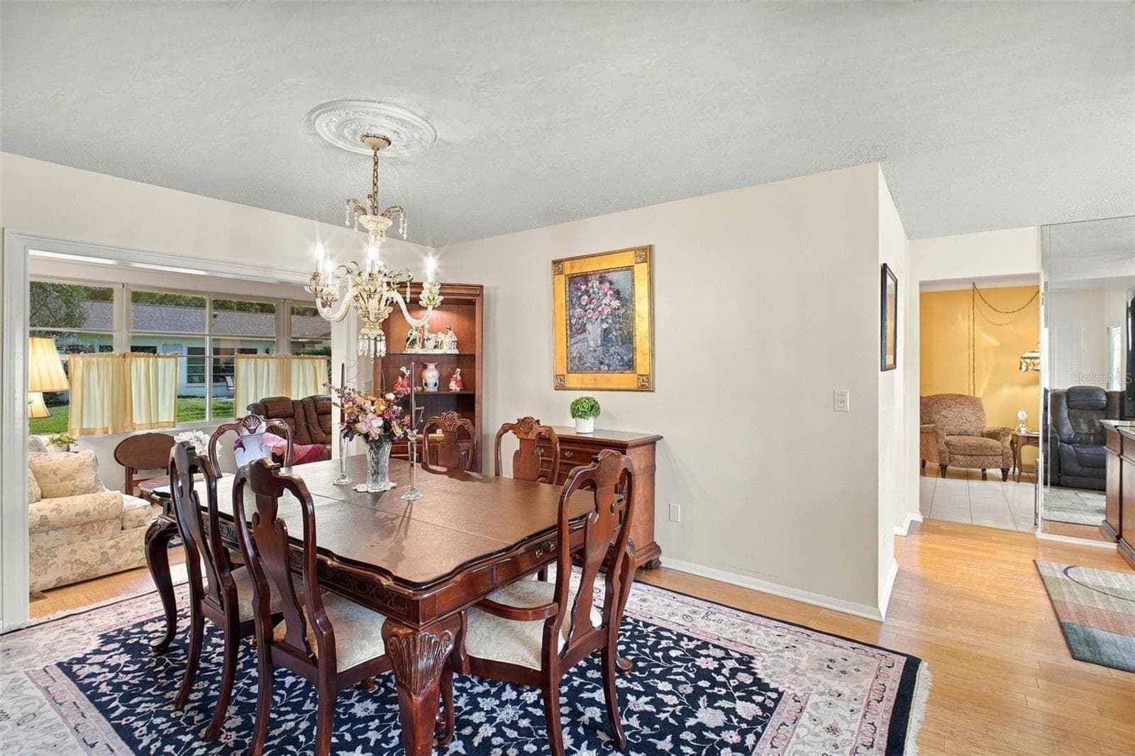 Bamboo flooring & beautiful fixtures upon entry~ - 1743 MACDONNELL DR, PALM HARBOR