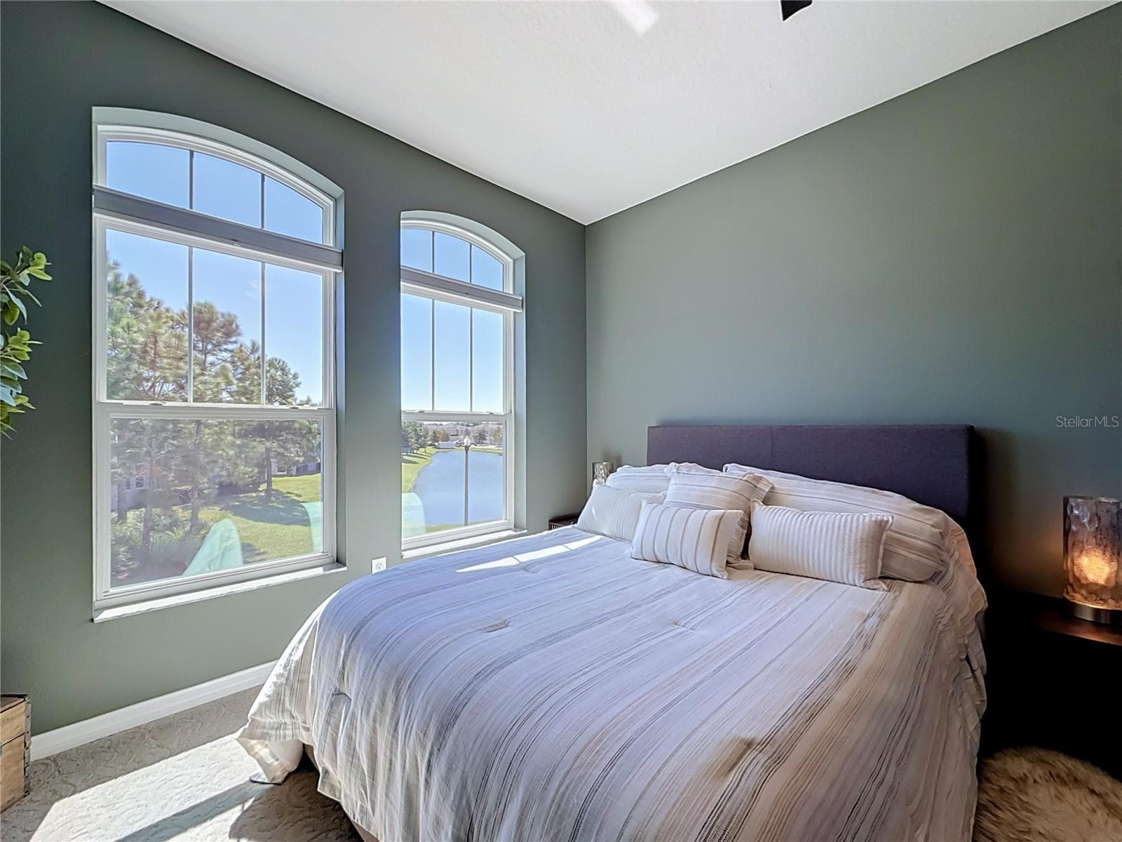 2nd Bedroom with beautiful pond view - 2270 MONTVIEW DR, CLEARWATER