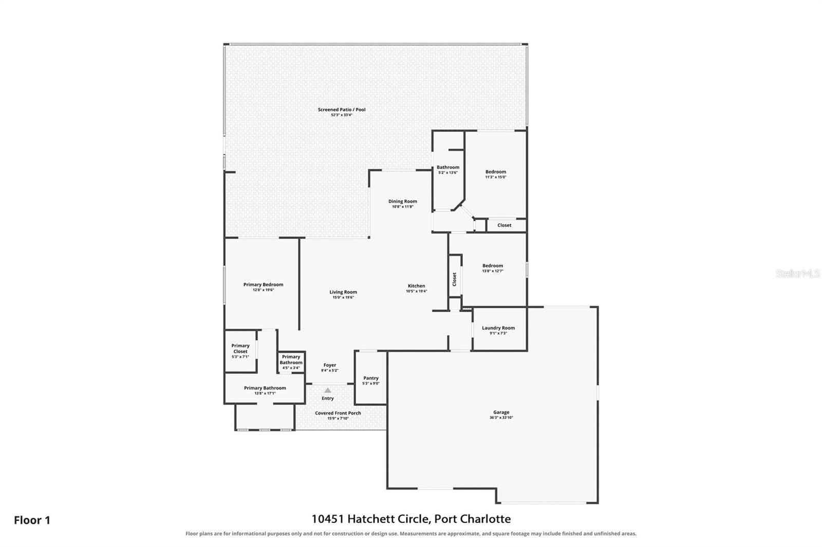 Single Family Residence at 10451 HATCHETT CIR, PORT CHARLOTTE, photo 48 of 48