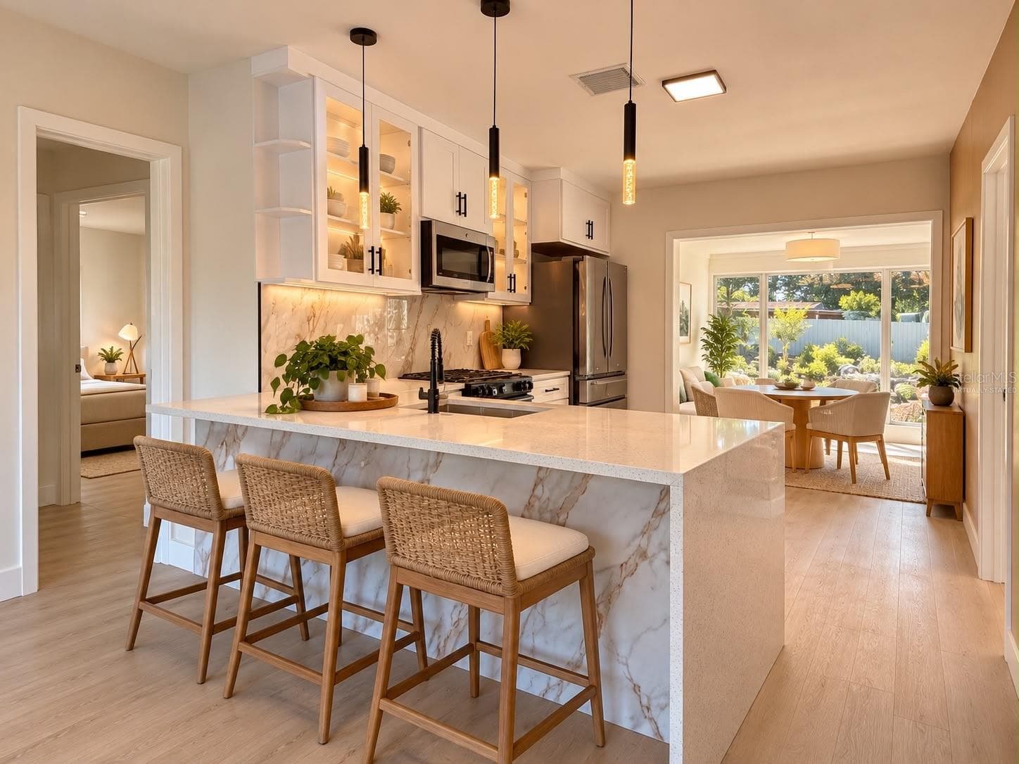 Virtually Staged Kitchen - 4914 CORTEZ DR, ORLANDO
