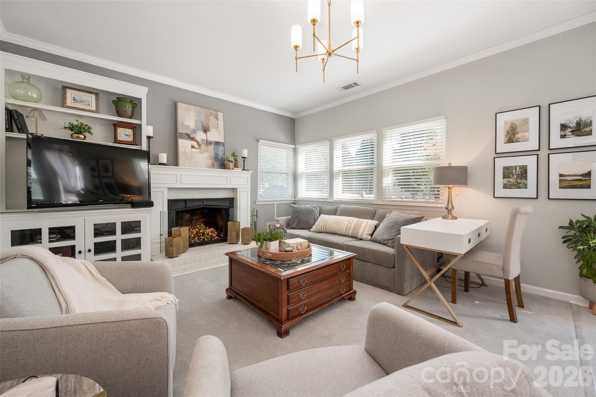 Family room - 15229 Dartford Lane, Mint Hill