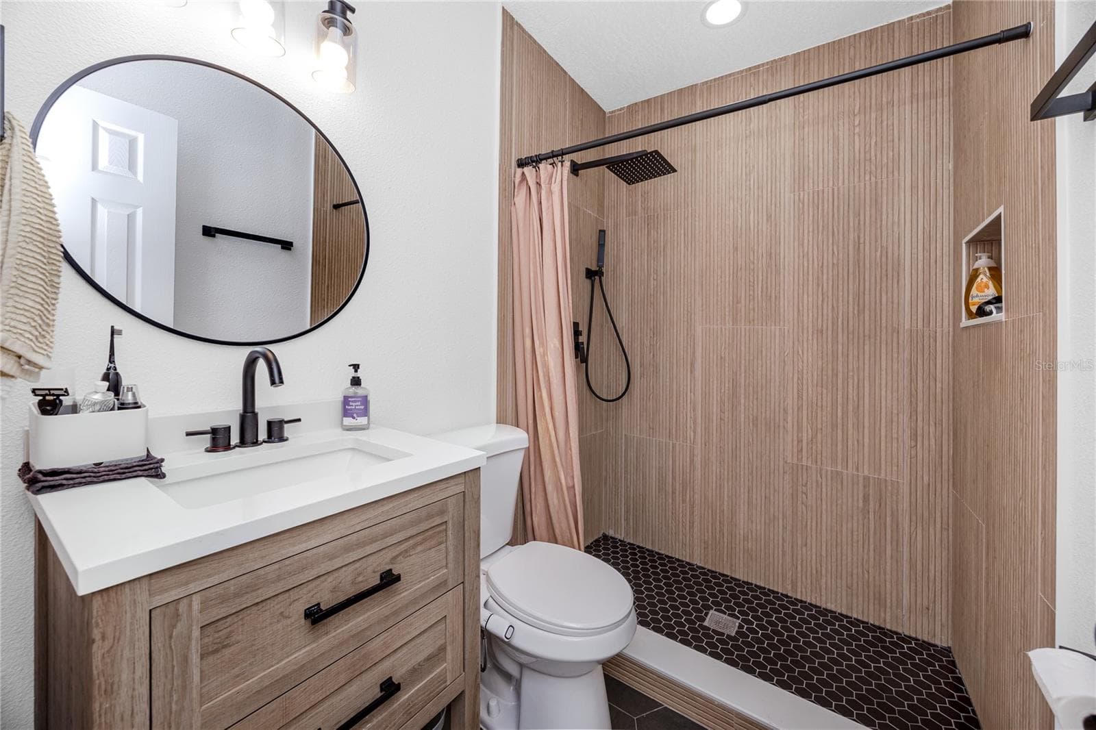 Remodeled bathroom - 5735 BURLINGTON AVE N, ST PETERSBURG