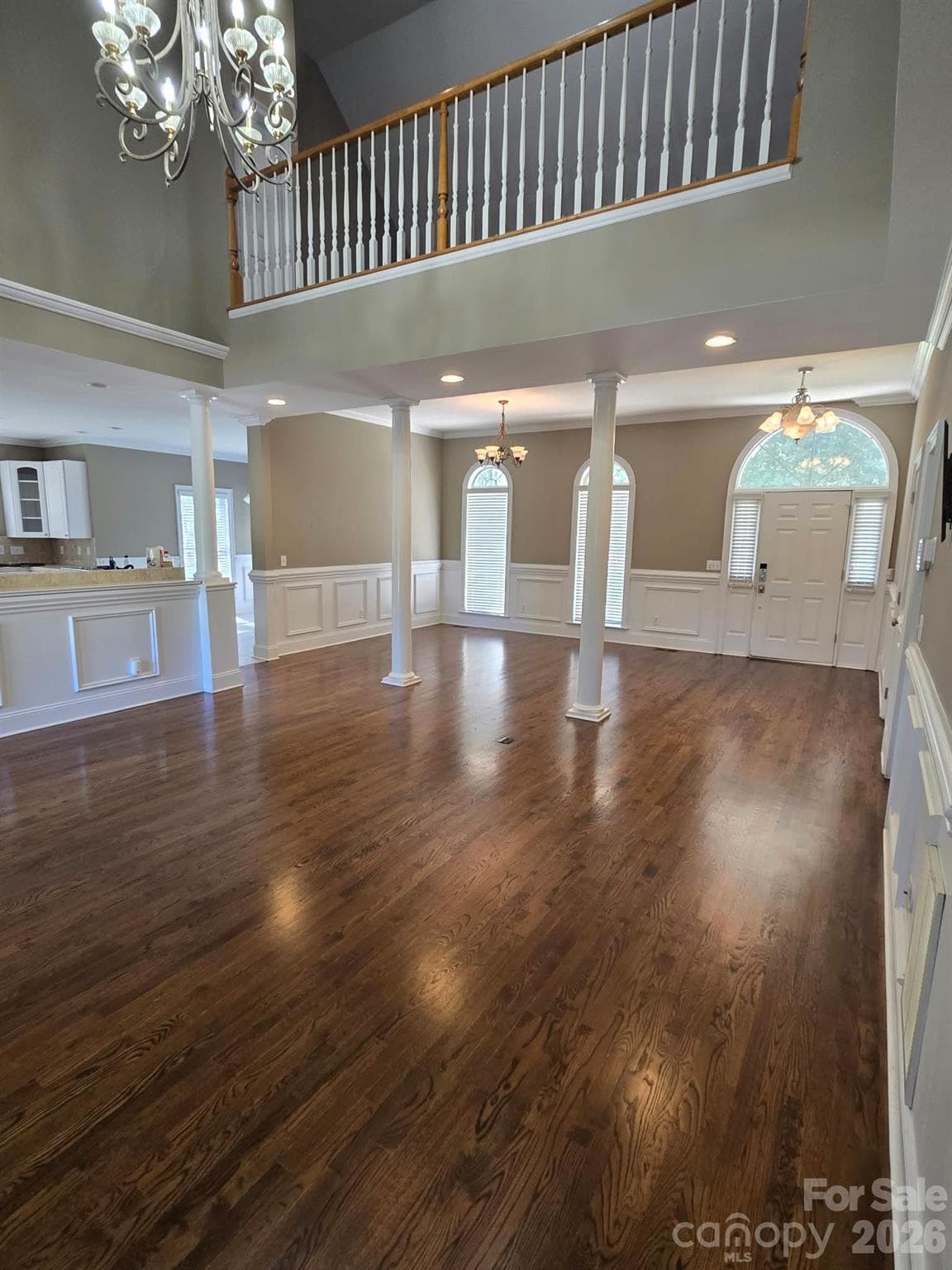 Living/Dining areas - 3008 Scottsdale Lane, Matthews