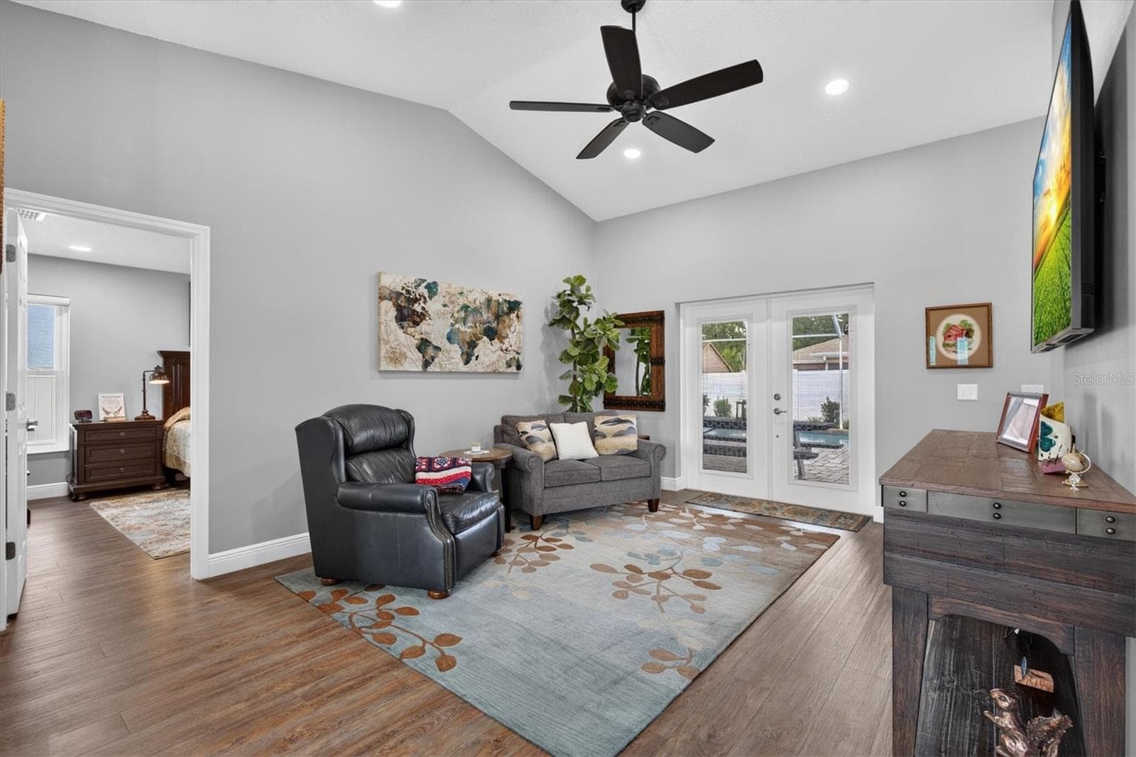Vaulted Ceilings in the Living Room - 8185 SPANISH OAK DR, SPRING HILL