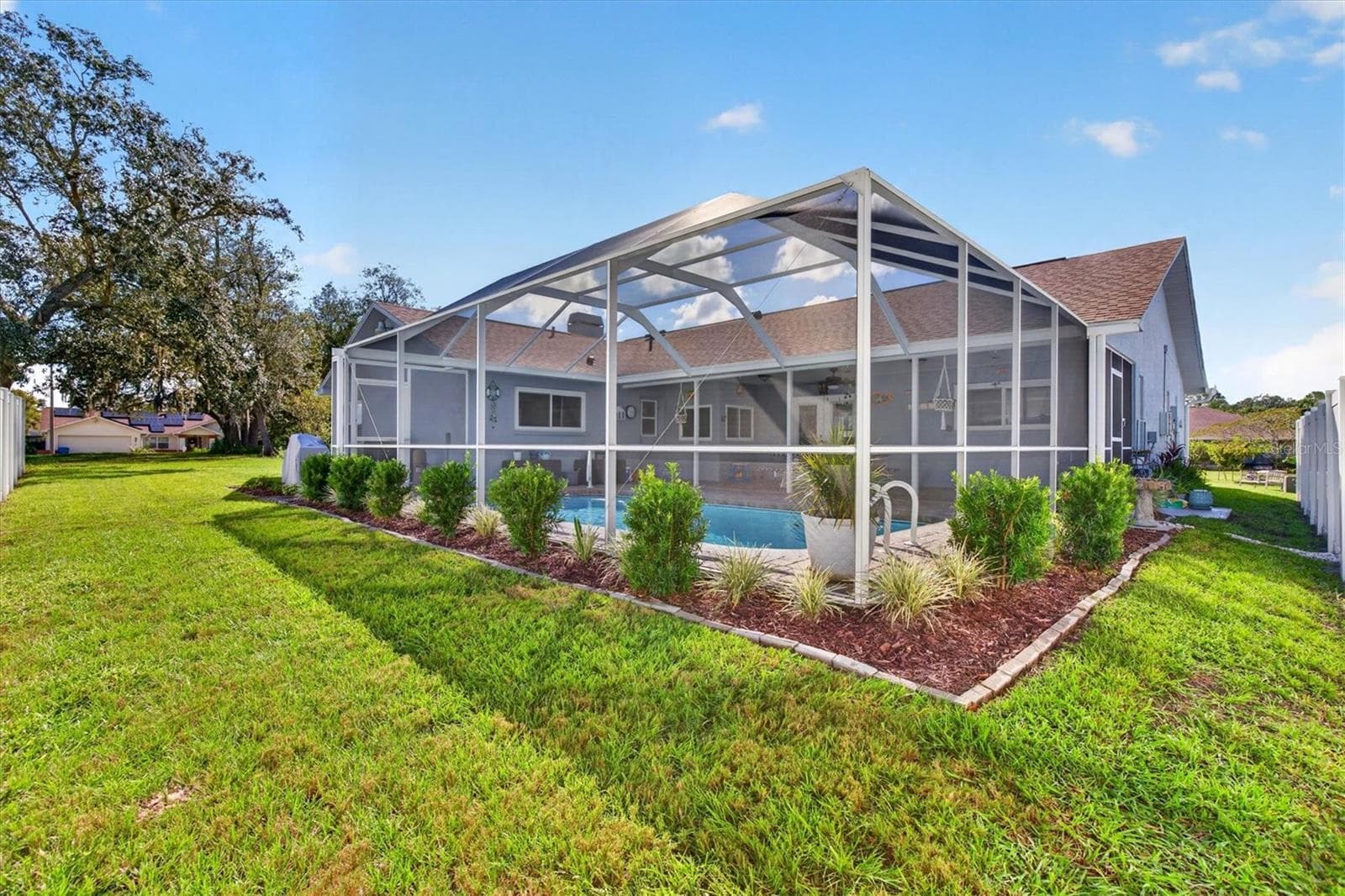 Backyard - 8185 SPANISH OAK DR, SPRING HILL