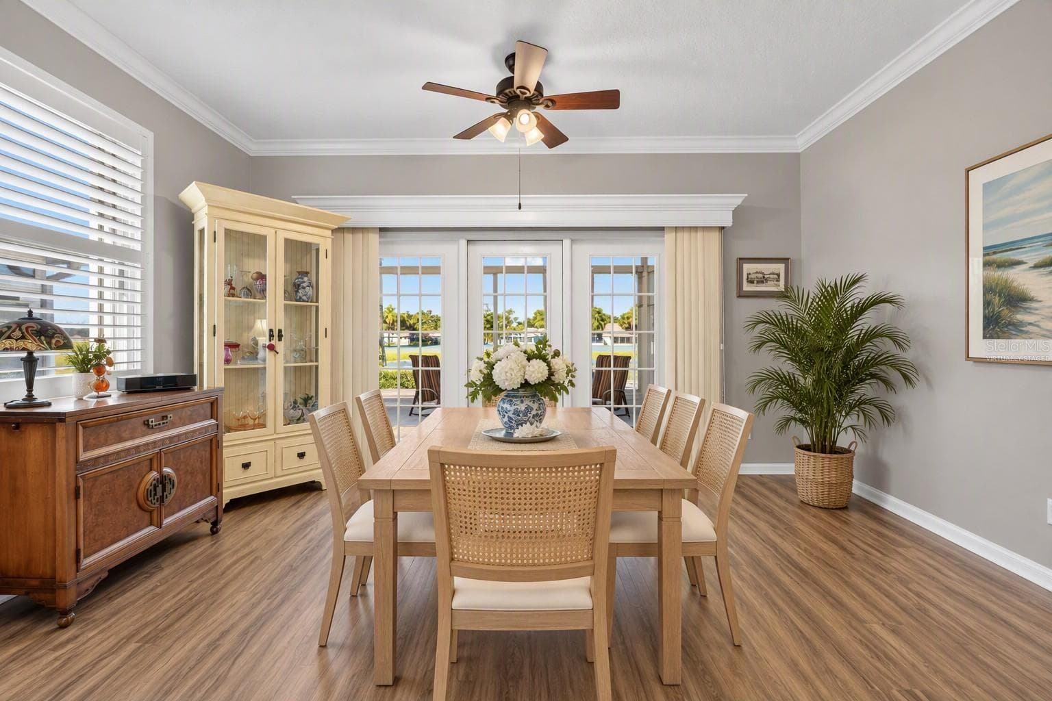 Virtually staged Dining Area - 1229 HUNTINGTON GREENS DR #12, SUN CITY CENTER